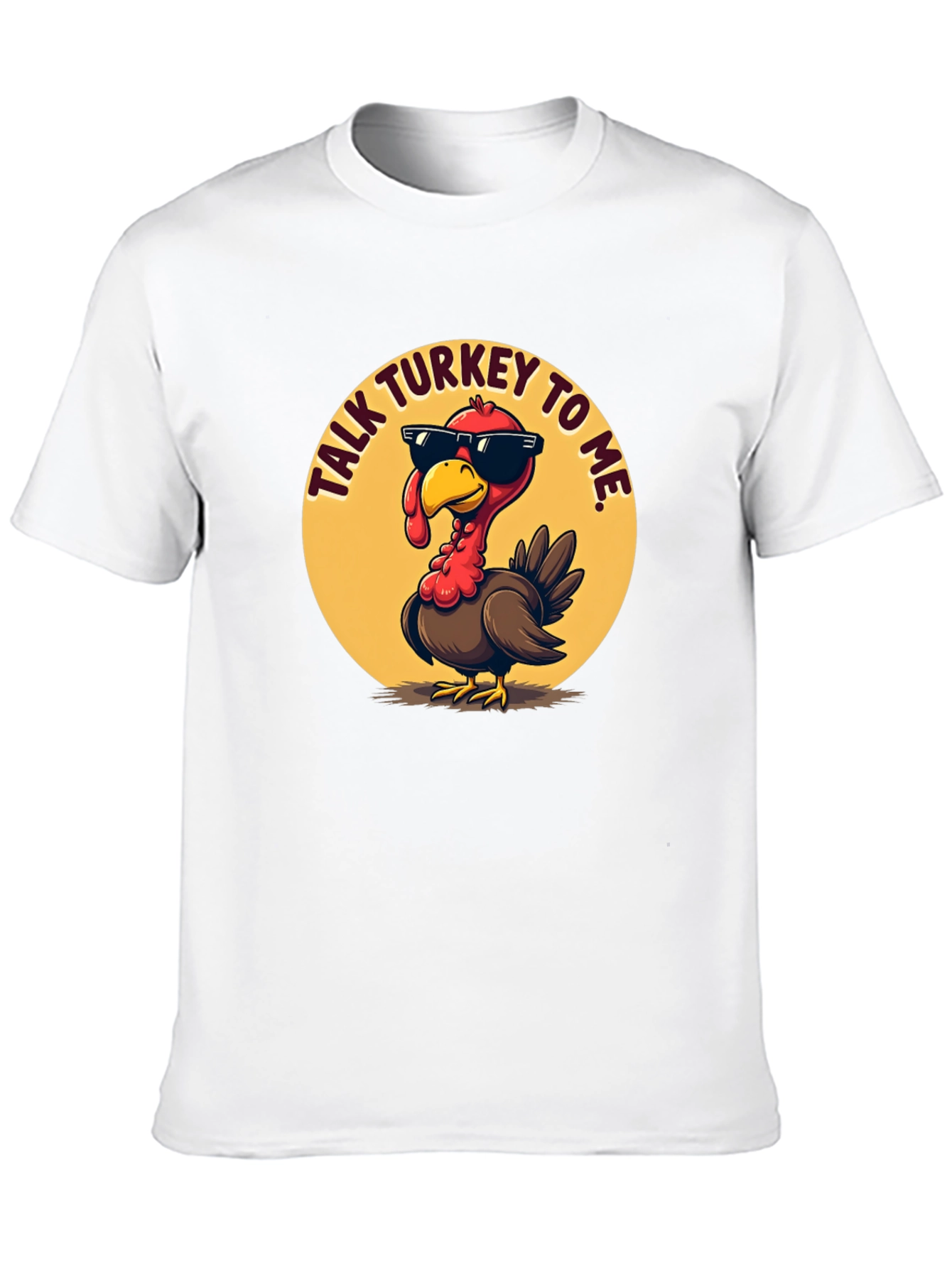 Black Talk Turkey To Me Black T-Shirt view 10
