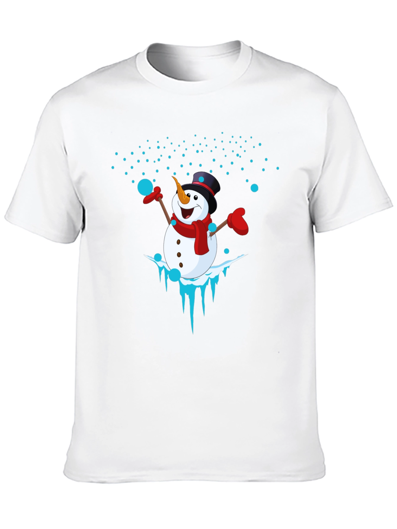 Black Snowman Graphic Tee - Holiday Cheer view 10