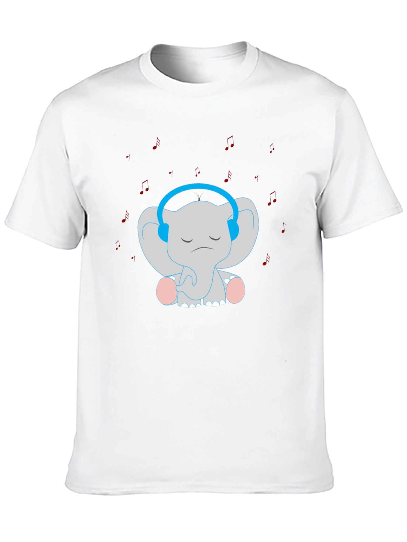 Black Elephant Tunes T-Shirt: Cute Music Lover Tee view 10