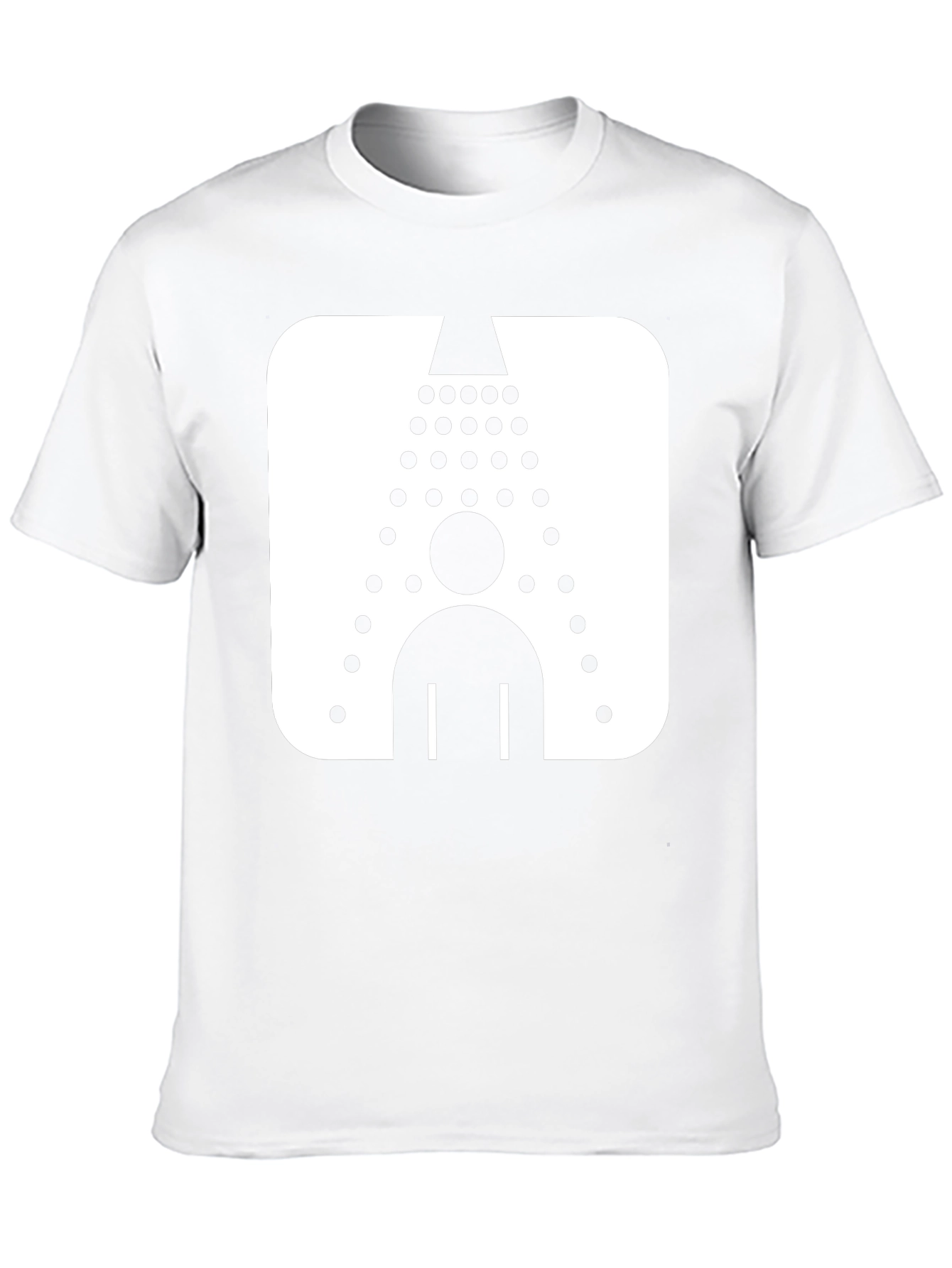 Black Shower Icon Black T-Shirt - Clean Humor Graphic Tee view 10