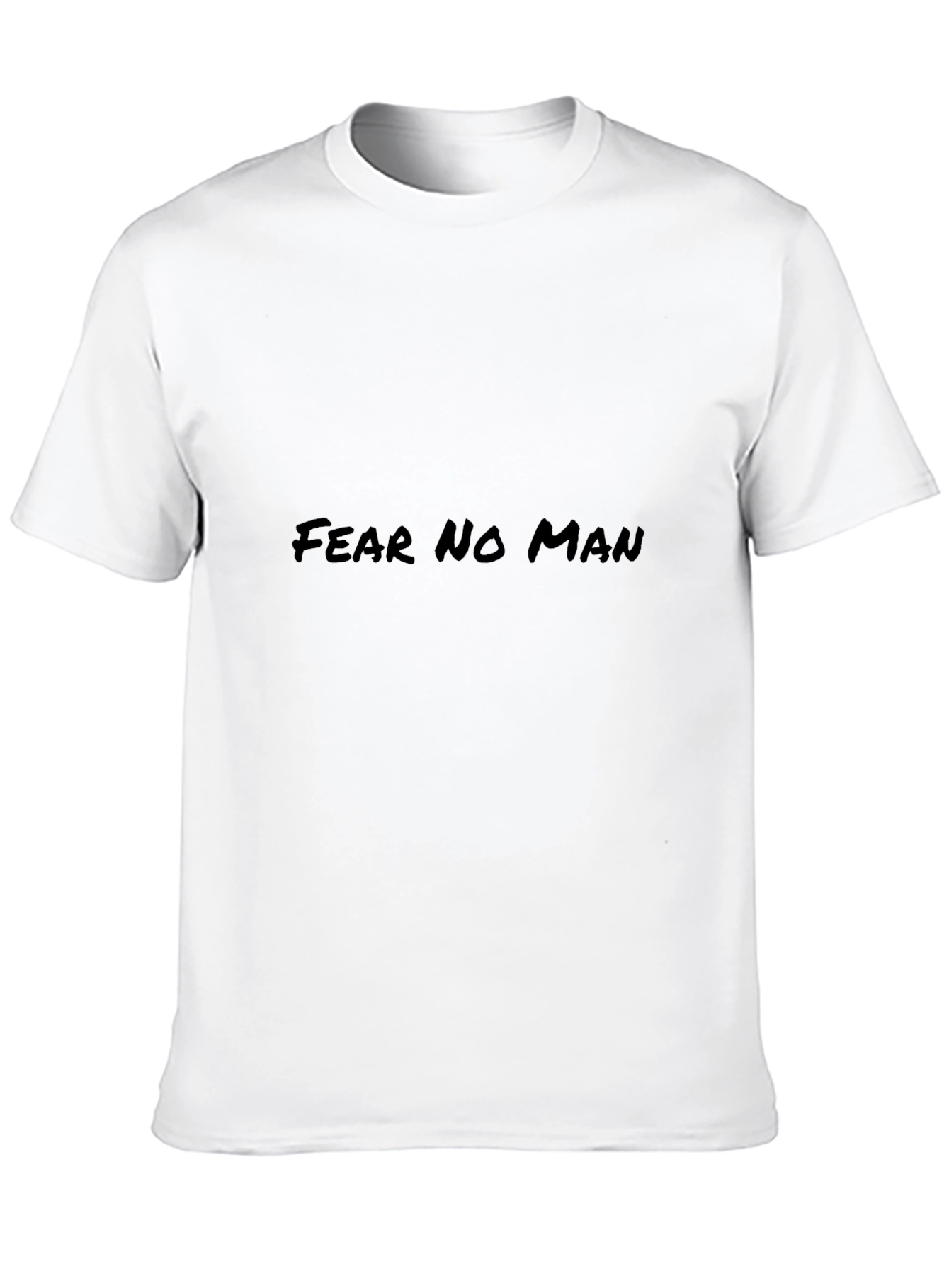 Black Fear No Man Black T-Shirt view 10