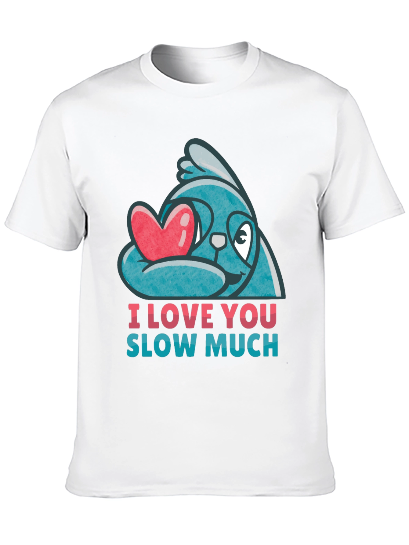 Black I Love You Slow Much Sloth Graphic Tee view 10