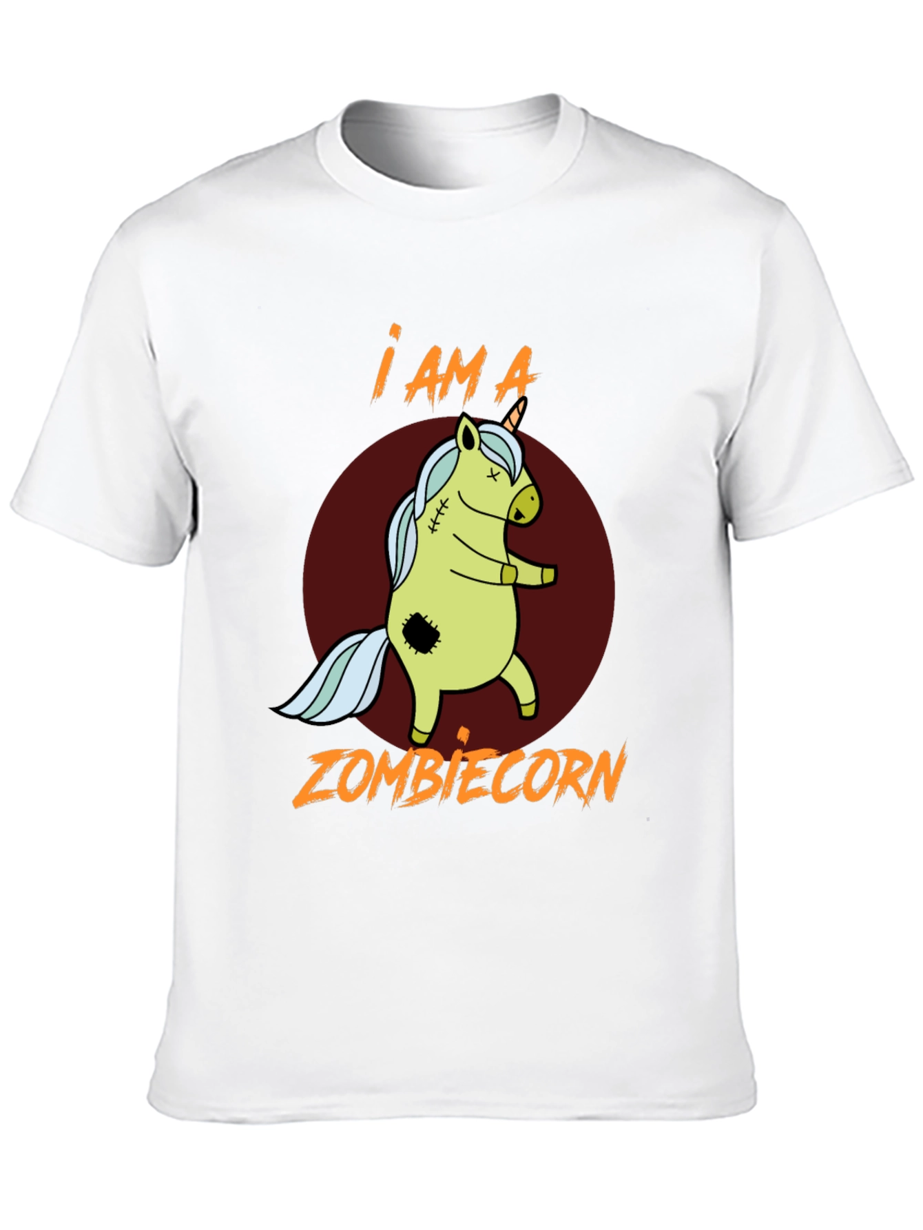 Black Zombiecorn T-Shirt - I am a Zombiecorn view 10
