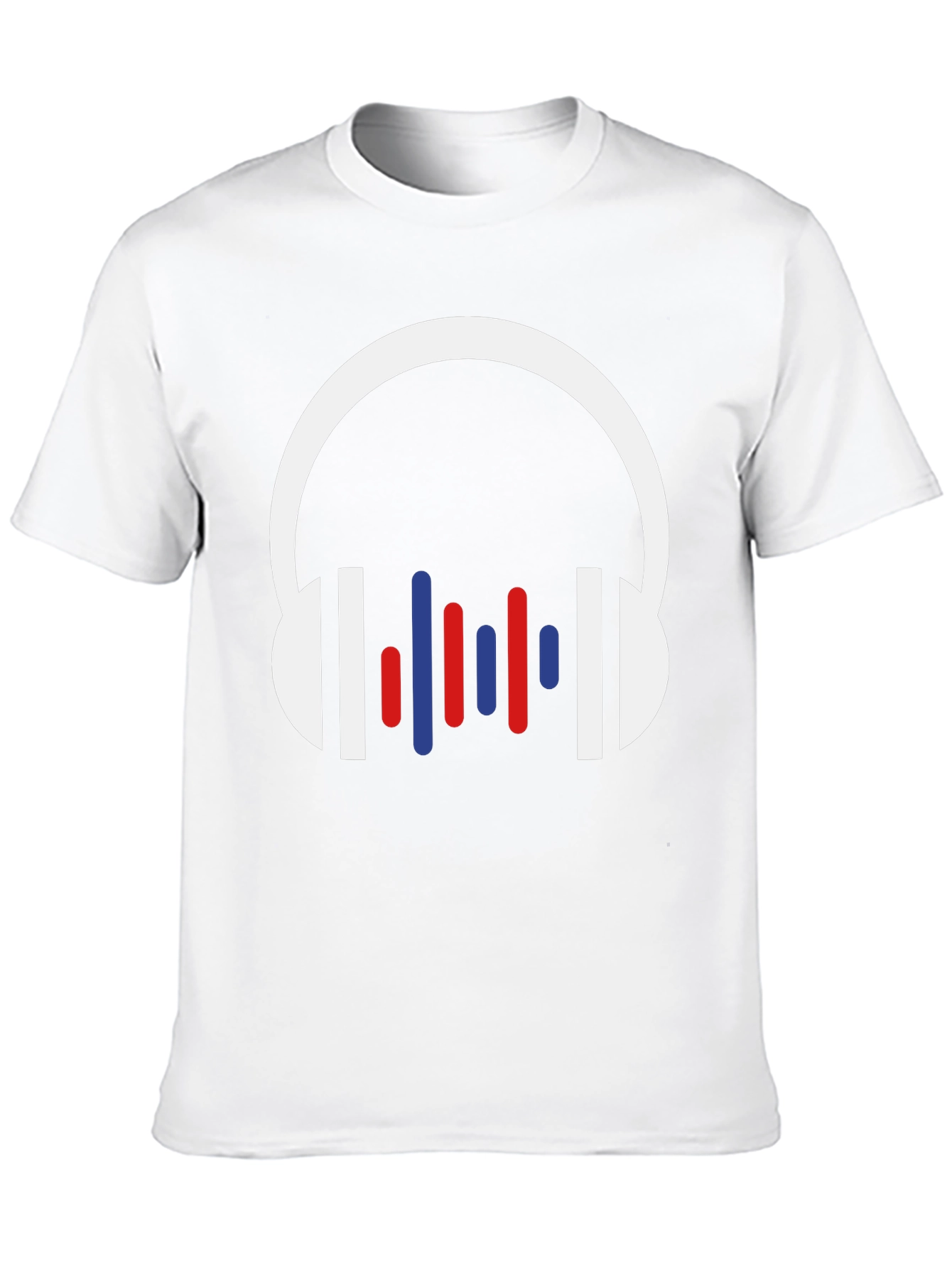Black Headphones Graphic Tee - Music Lover T-Shirt view 10