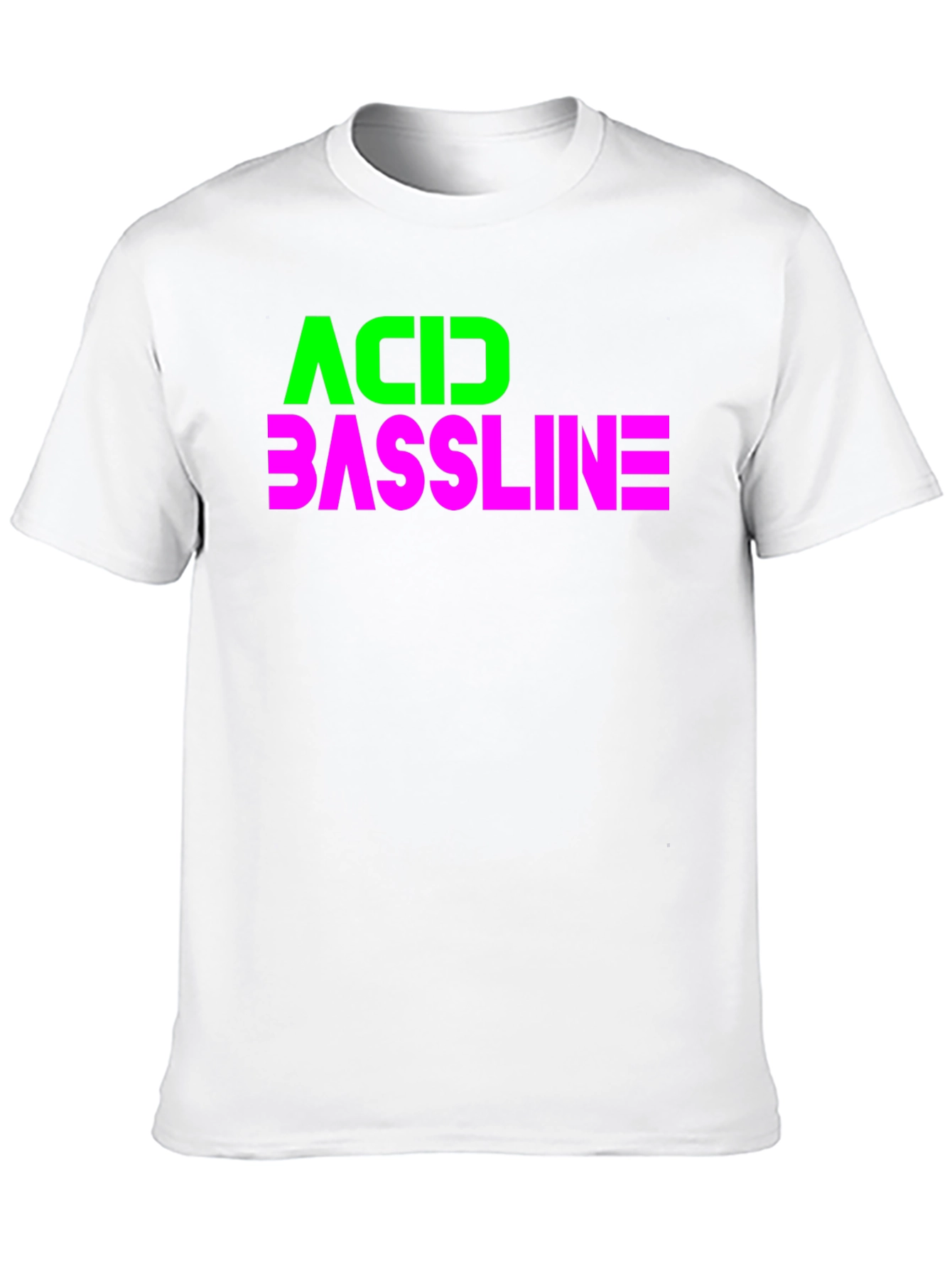 Black Acid Bassline Graphic Tee - Bold Statement Shirt view 10