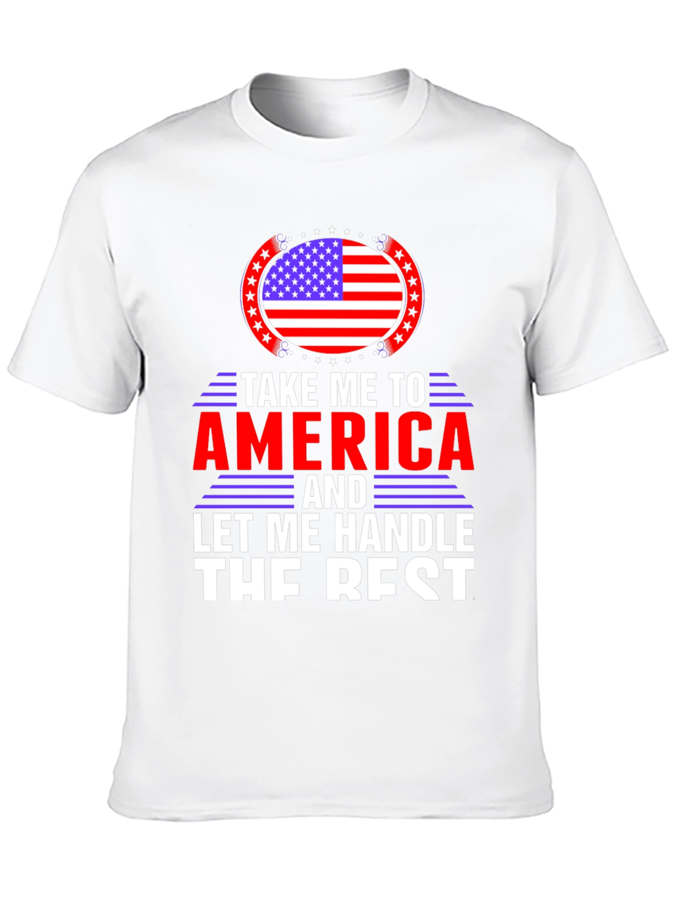 Black America Patriotic T-Shirt view 10
