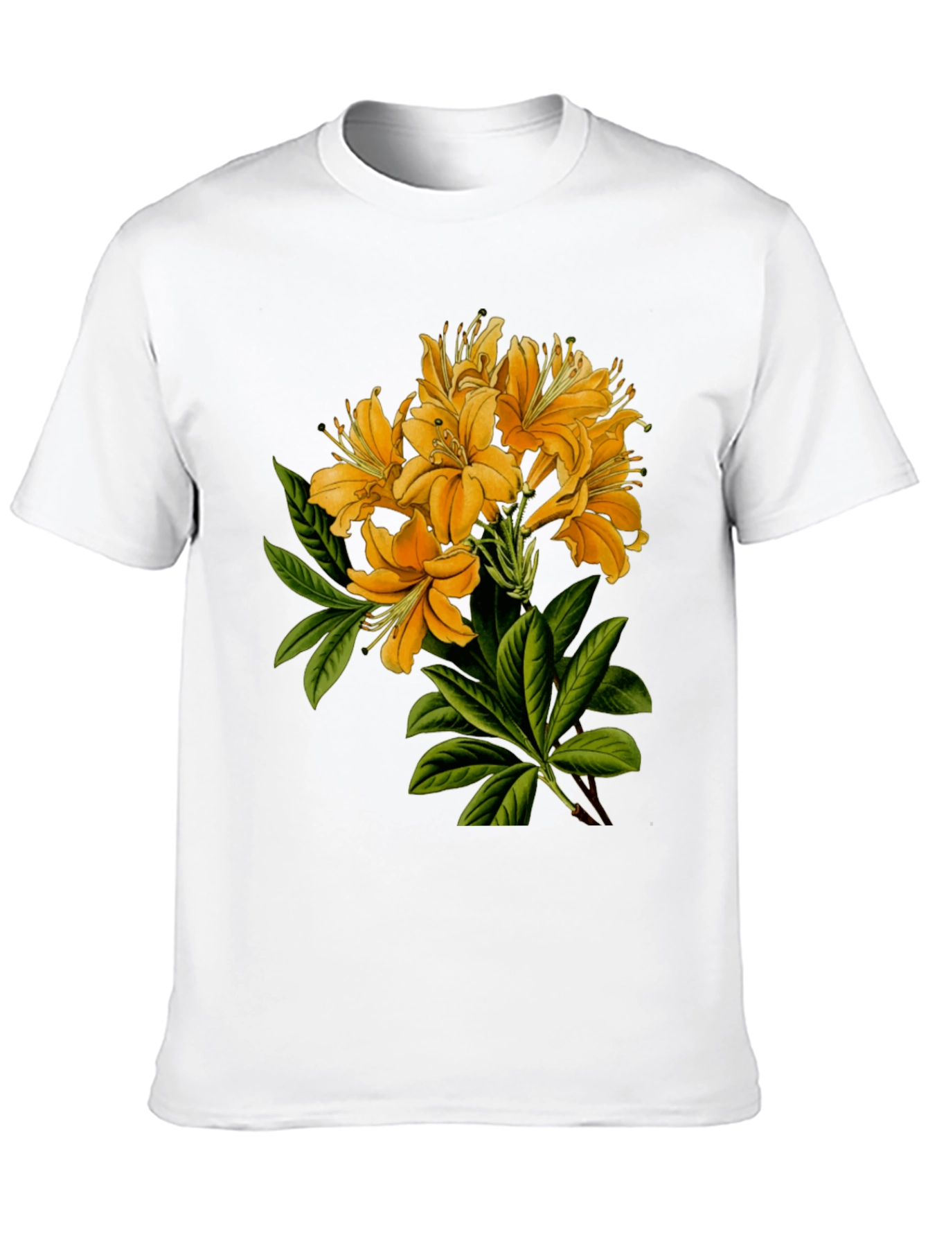 Black Floral Print Black T-Shirt view 10