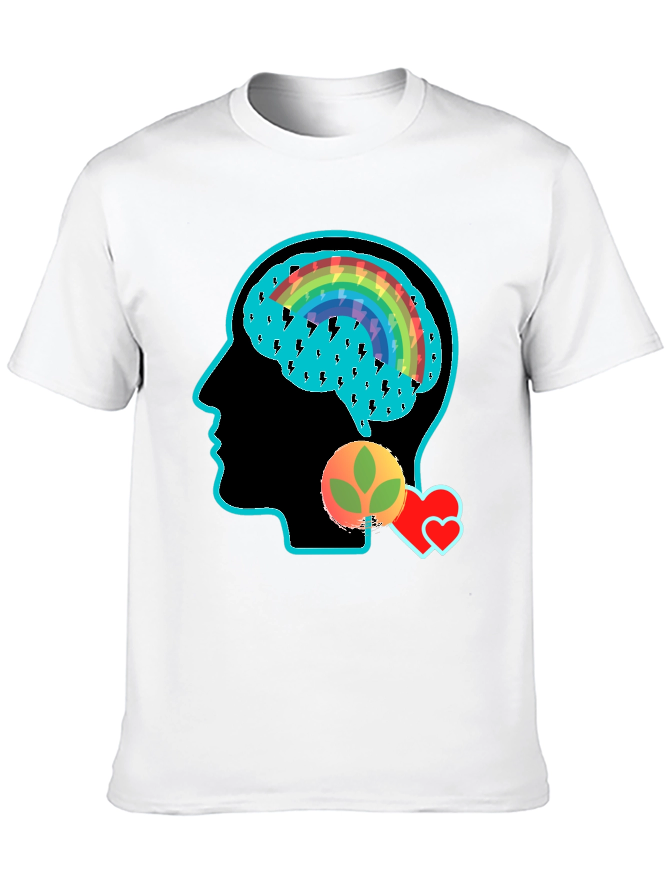 Black Creative Mind Graphic Tee - Black T-Shirt view 10