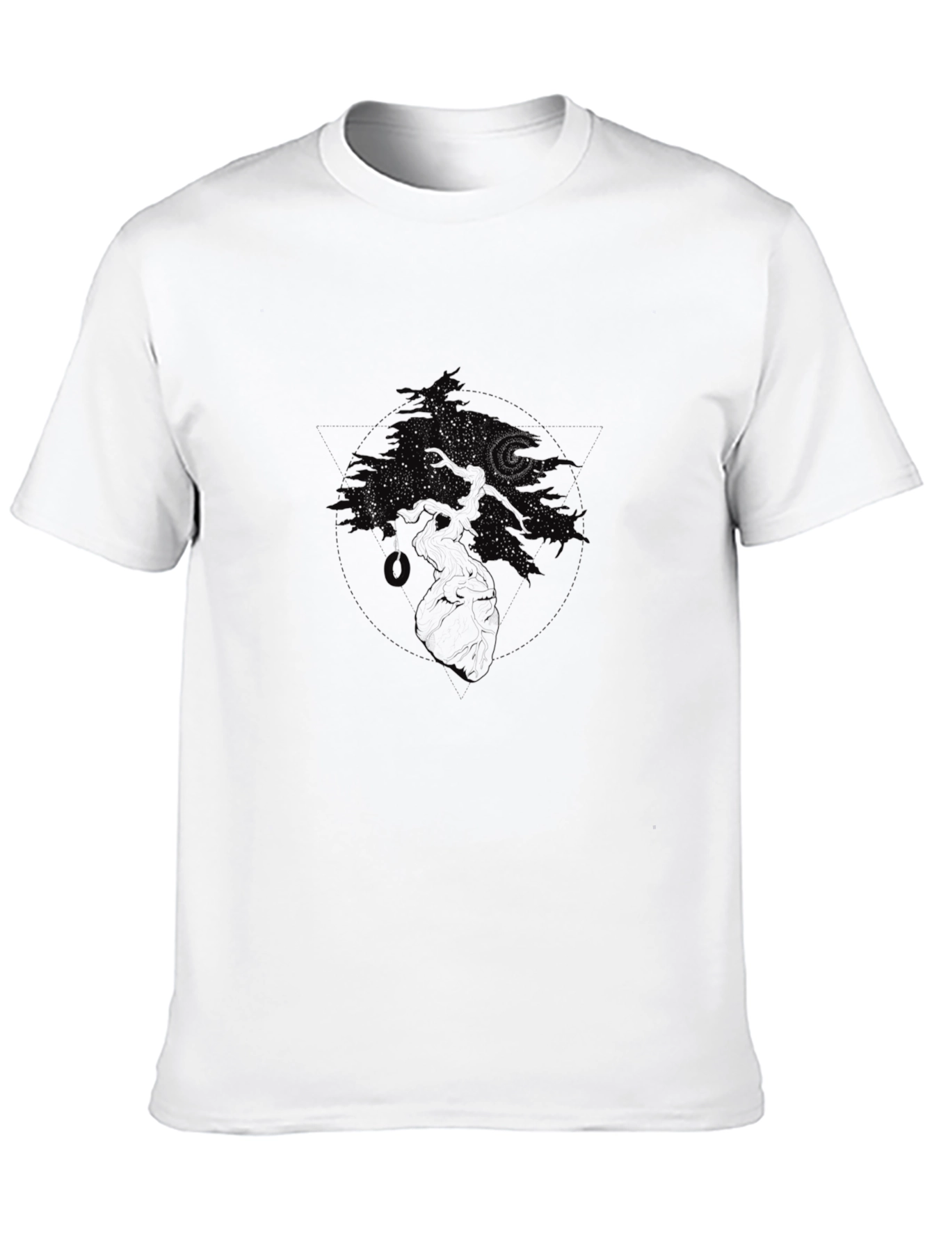 Black Cosmic Dreamer Black T-Shirt view 10