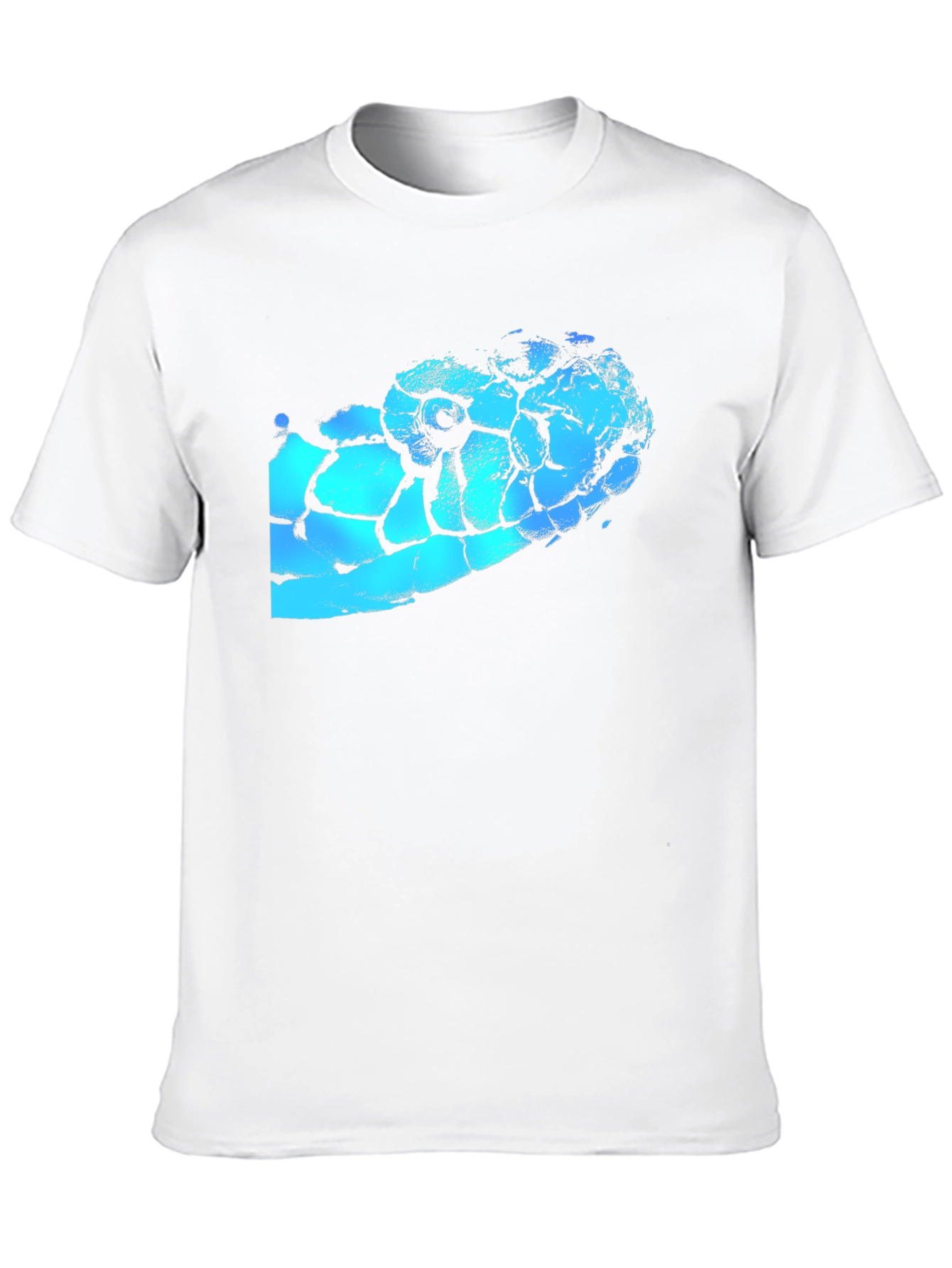 Black Snake Head Graphic Black T-Shirt view 10