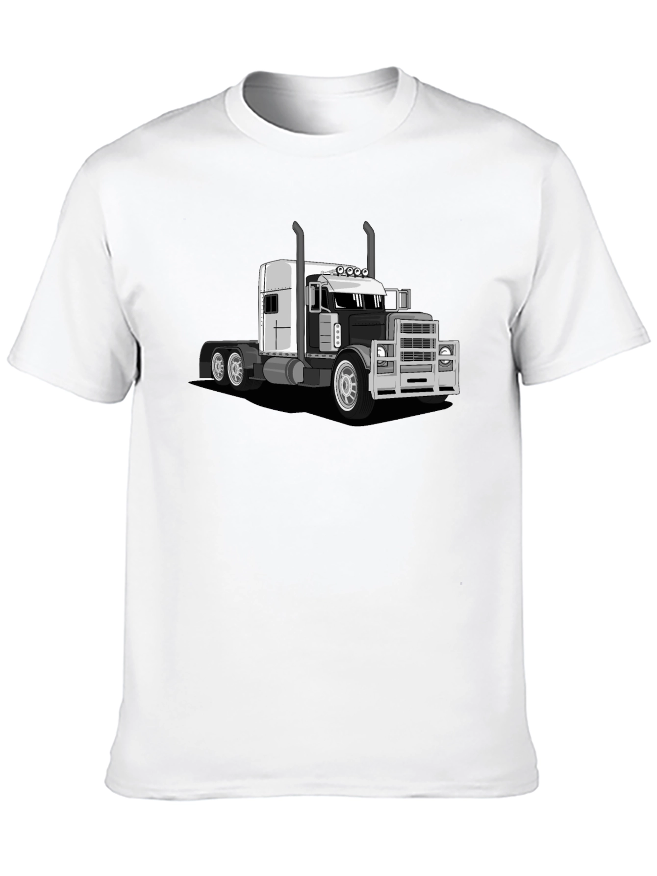 Black Truck Graphic T-Shirt - Black view 10
