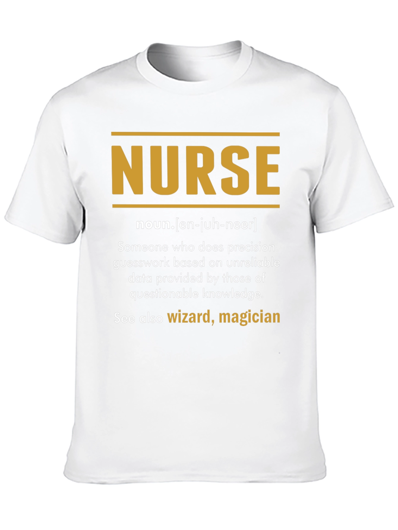 Black Funny Nurse Definition T-Shirt view 10