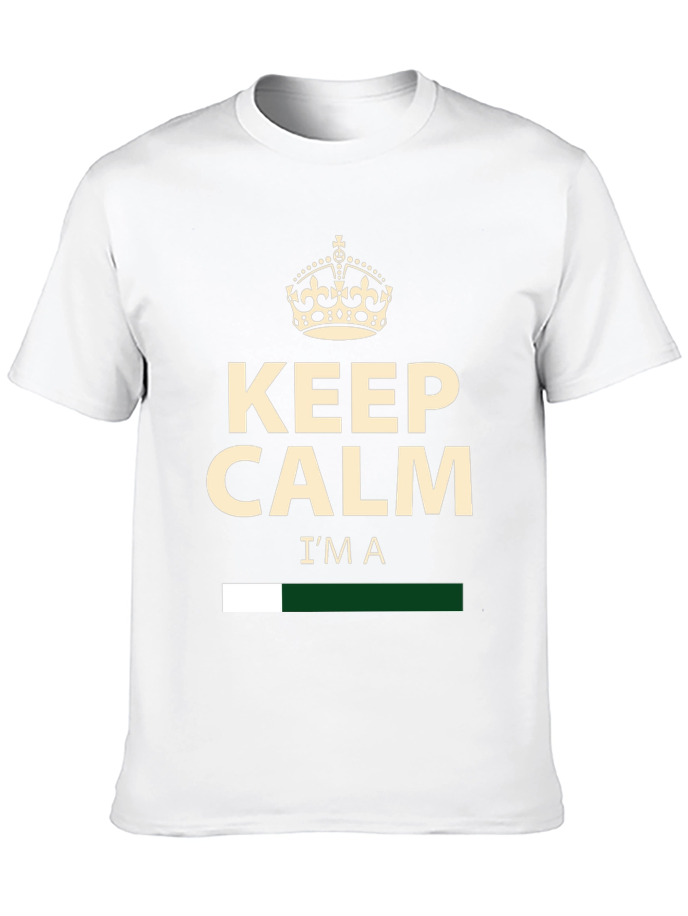Black Keep Calm I'm A... Graphic Tee view 10