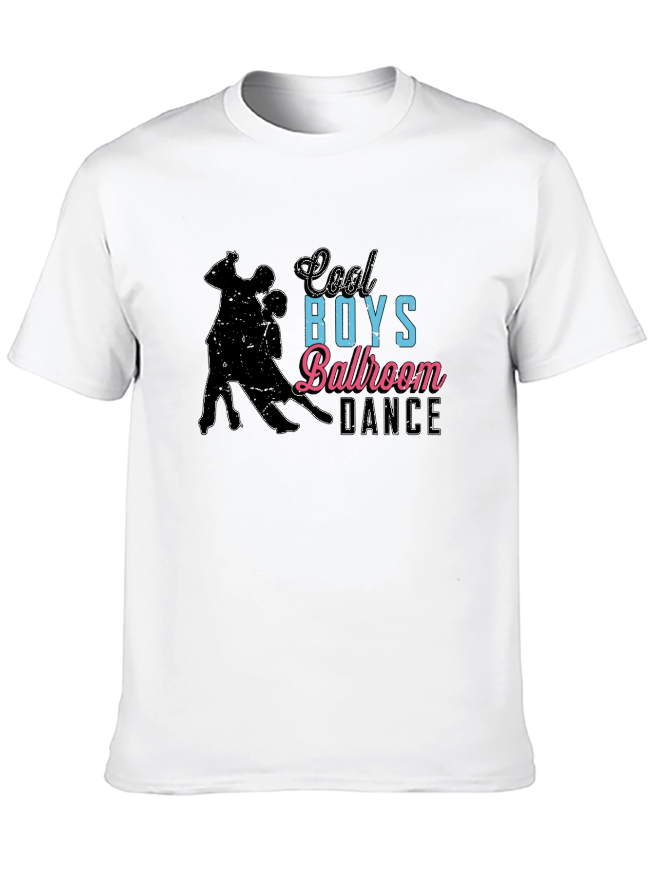 Black Cool Boys Ballroom Dance Graphic T-Shirt view 10