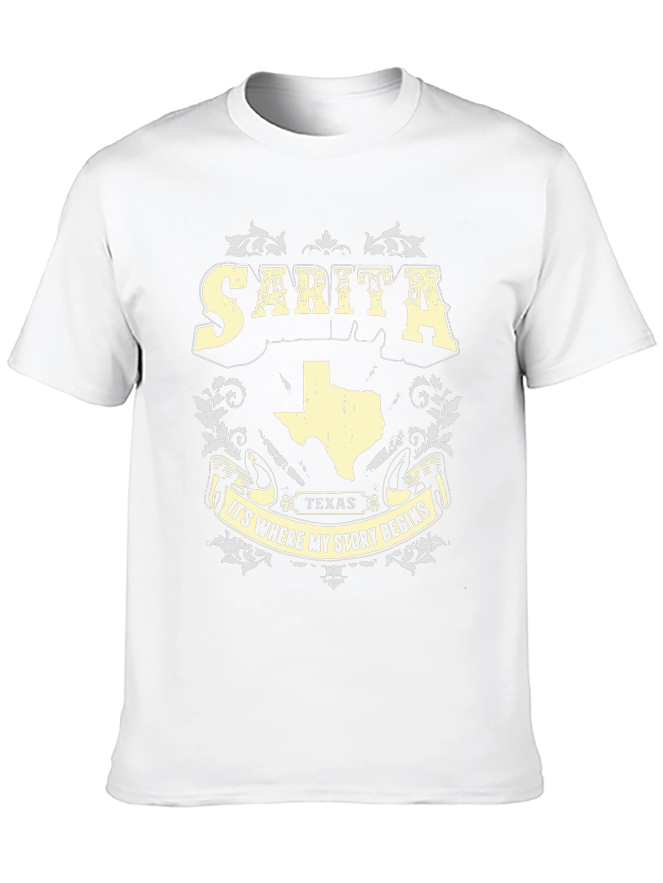 Black Sarita Texas Story Begins T-Shirt view 10