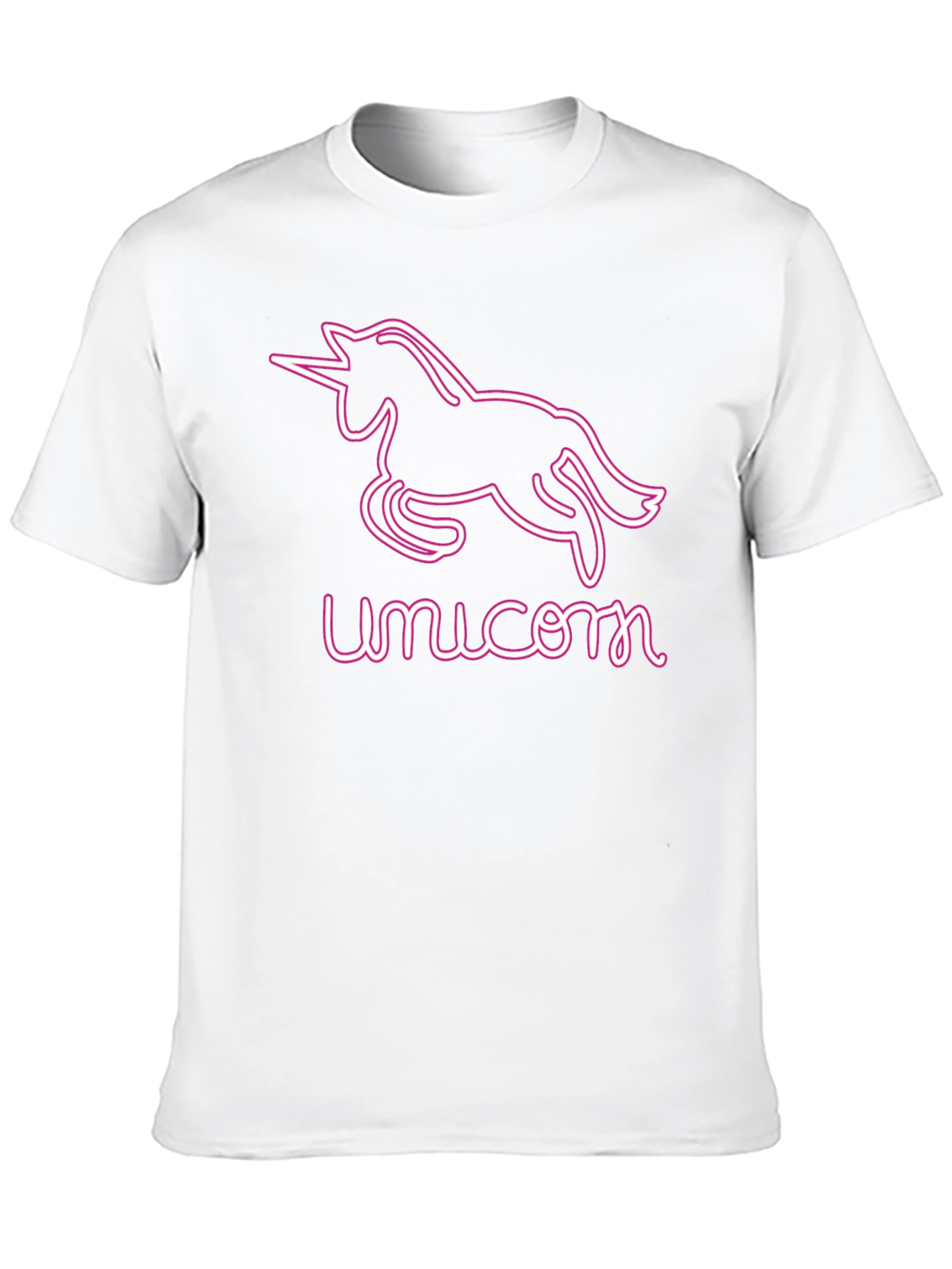 Black Unicorn Neon Graphic Tee - Black view 10