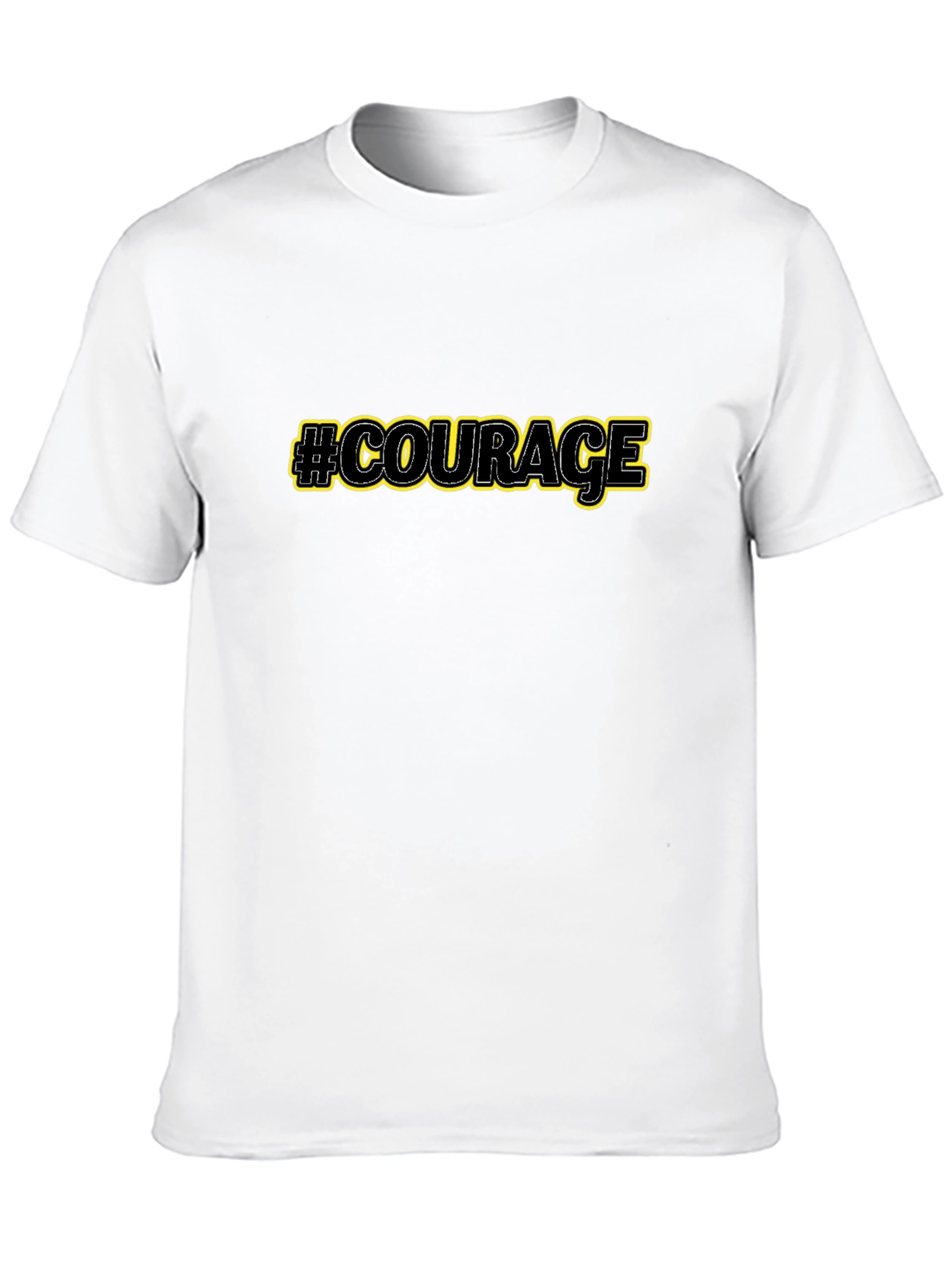 Black Courage Graphic Tee - Black view 10