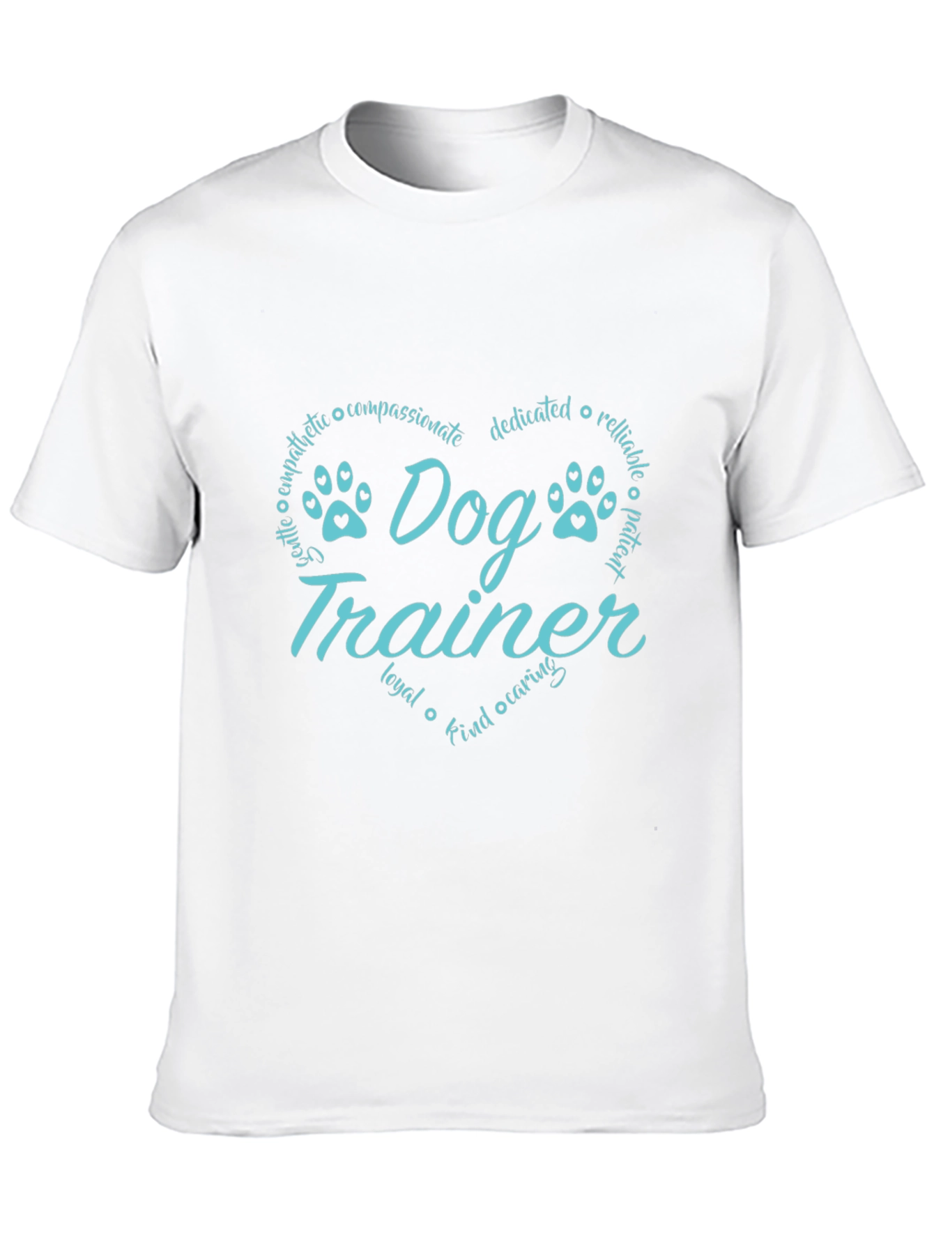 Black Dog Trainer Heart Graphic Tee - Black view 10