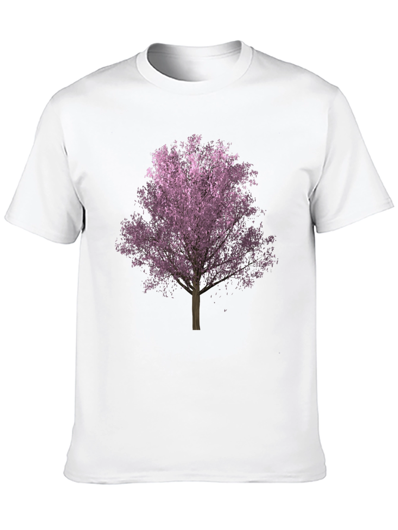 Black Blossom Tree Graphic T-Shirt - Men's Black Tee view 10