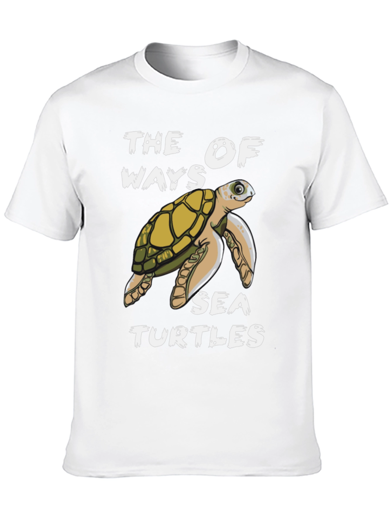 Black Sea Turtle Graphic Tee view 10