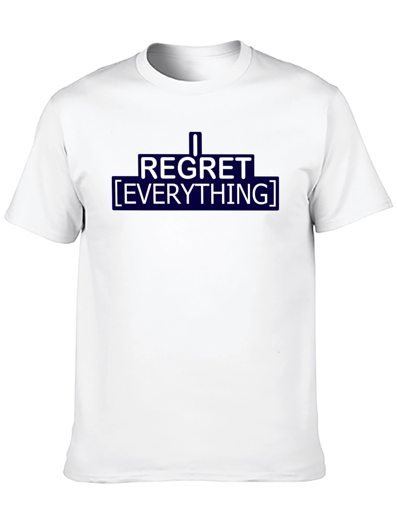 Black I Regret Everything Graphic Tee - Black view 10