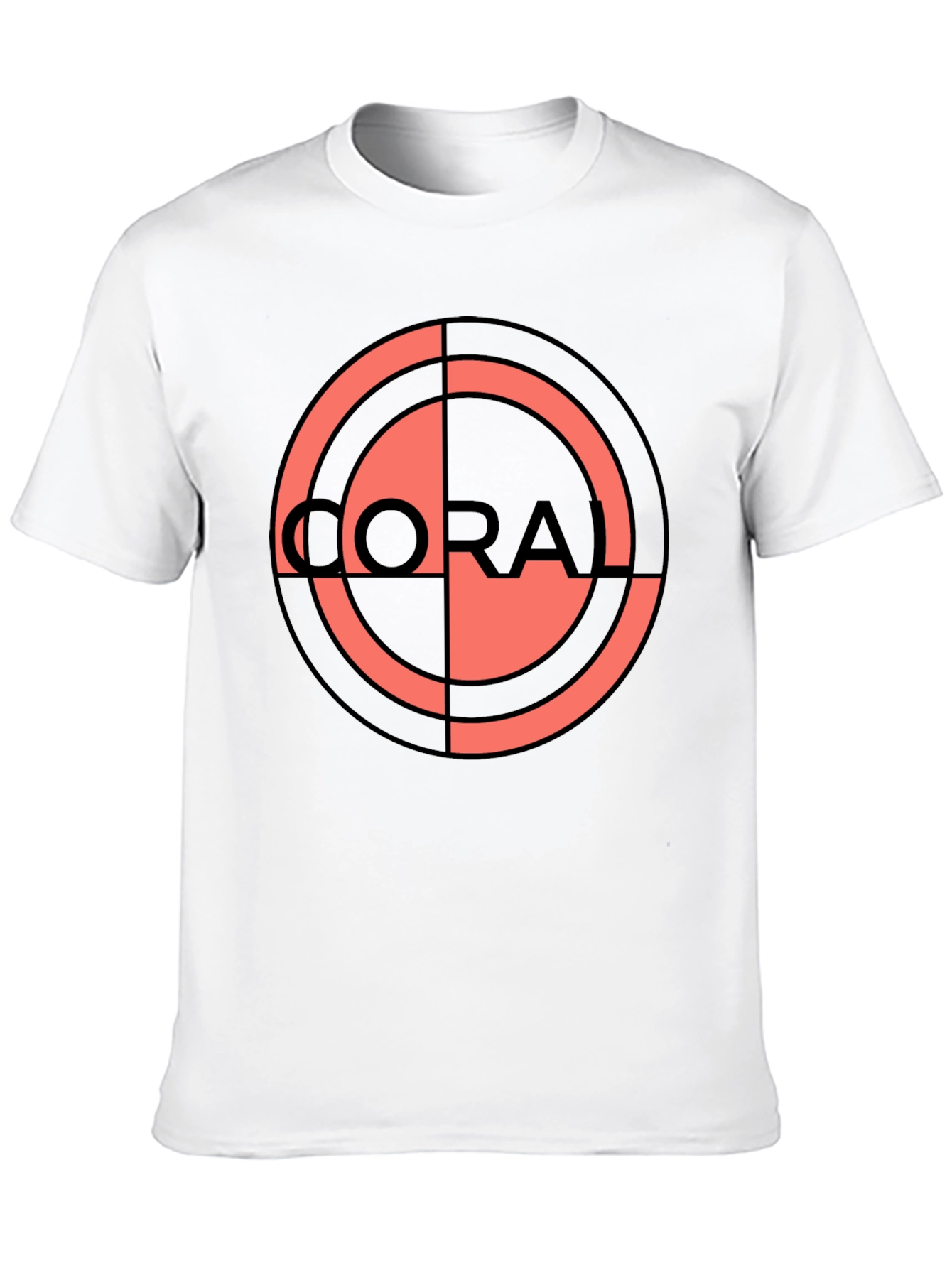 Black Coral Logo Black T-Shirt - Unique Graphic Tee view 10