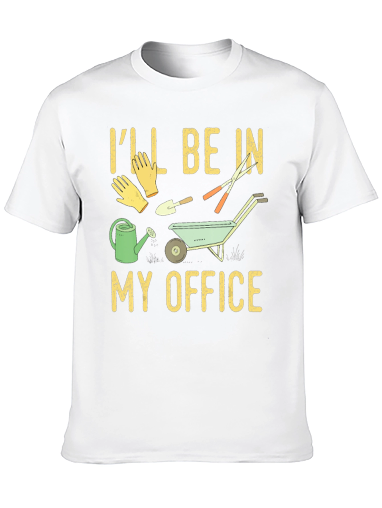 Black Gardening Office T-Shirt - Outdoor Humor Tee view 10