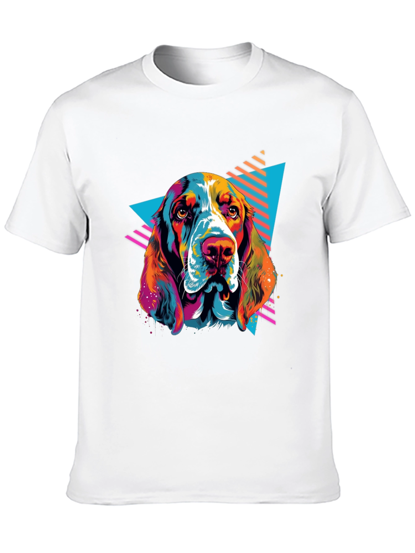 Black Retro Dog Graphic Tee - Black view 10