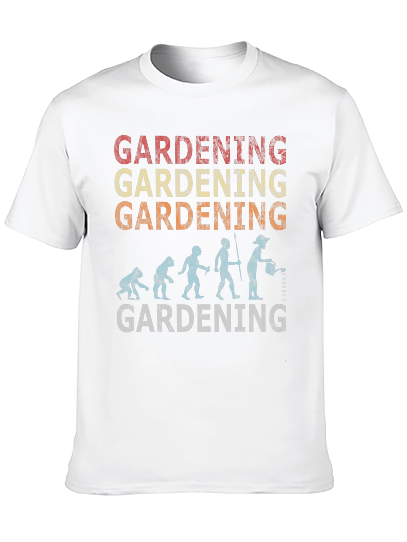 Black Gardening Evolution T-Shirt Funny Gardener Tee view 10