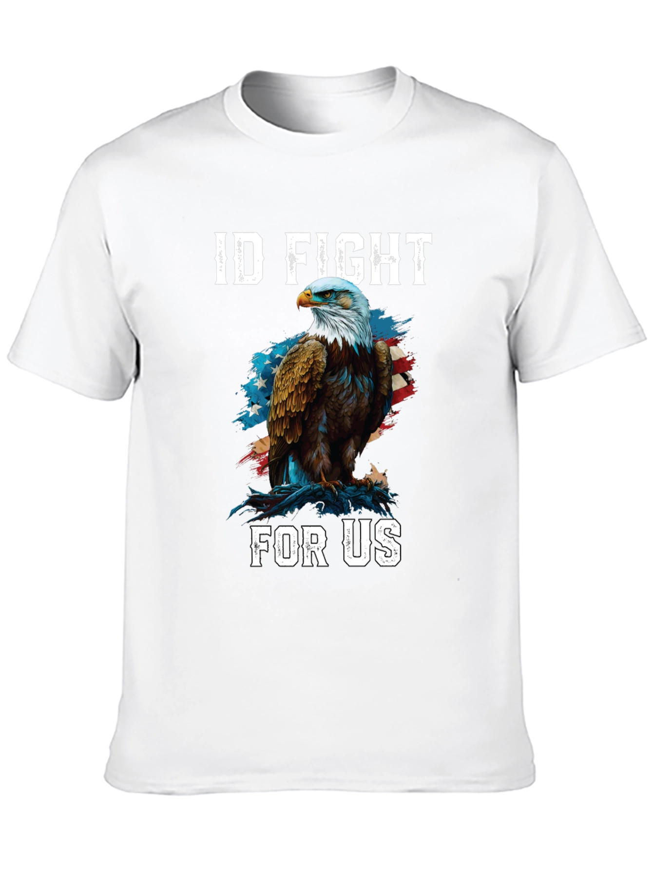 ID Fight For Us Patriotic Eagle T-Shirt - 10