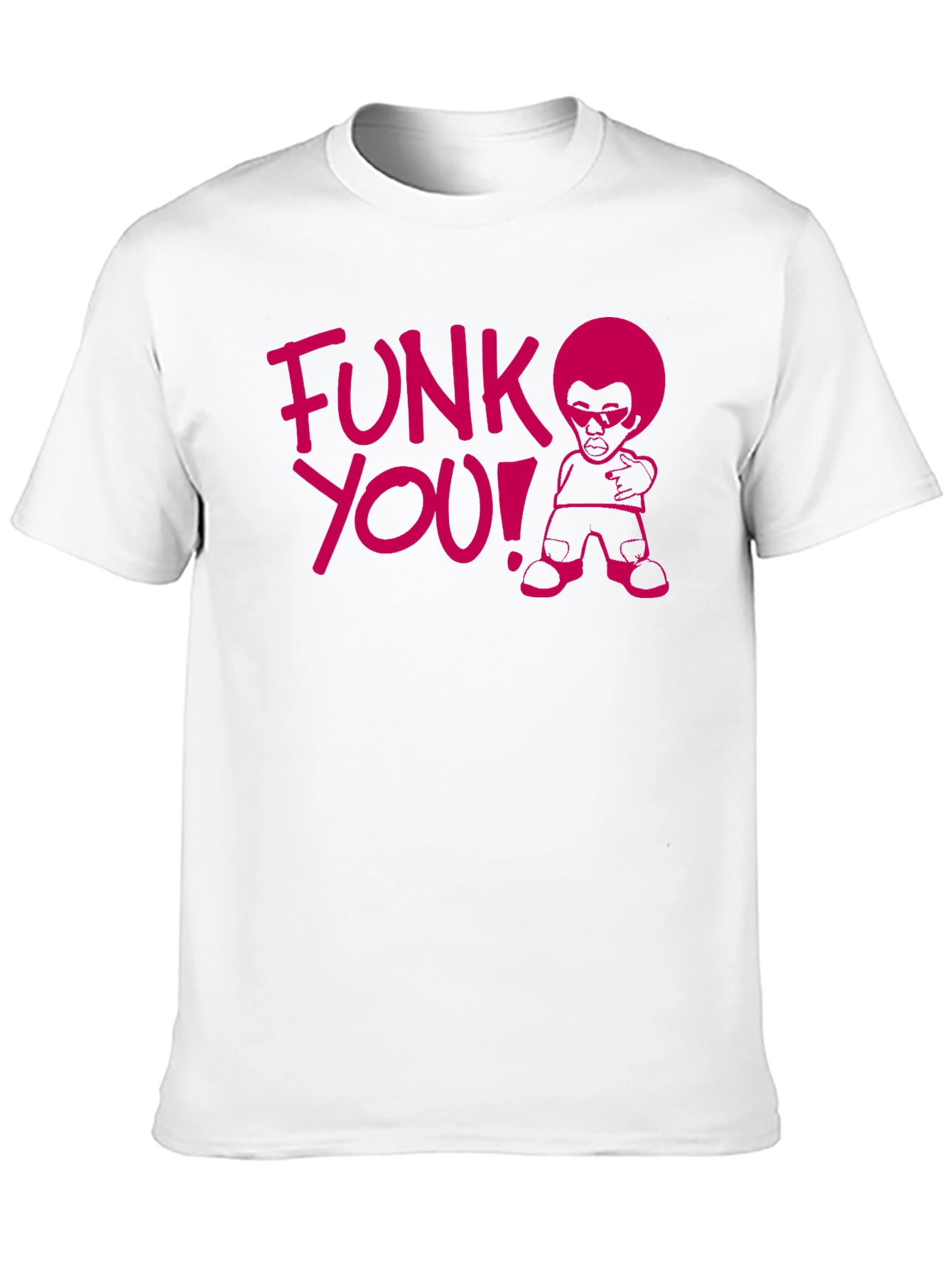 Black Funk You! Graphic Tee - Black Cotton T-Shirt view 10