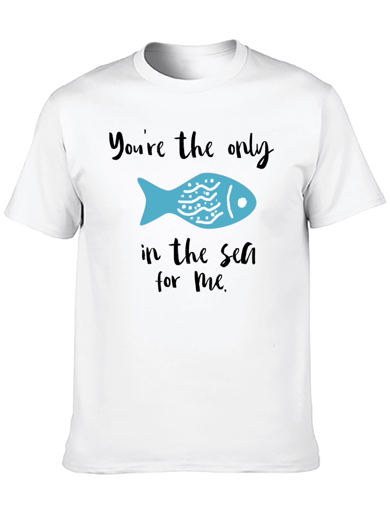 Black You're The Only Fish in the Sea Graphic T-Shirt view 10
