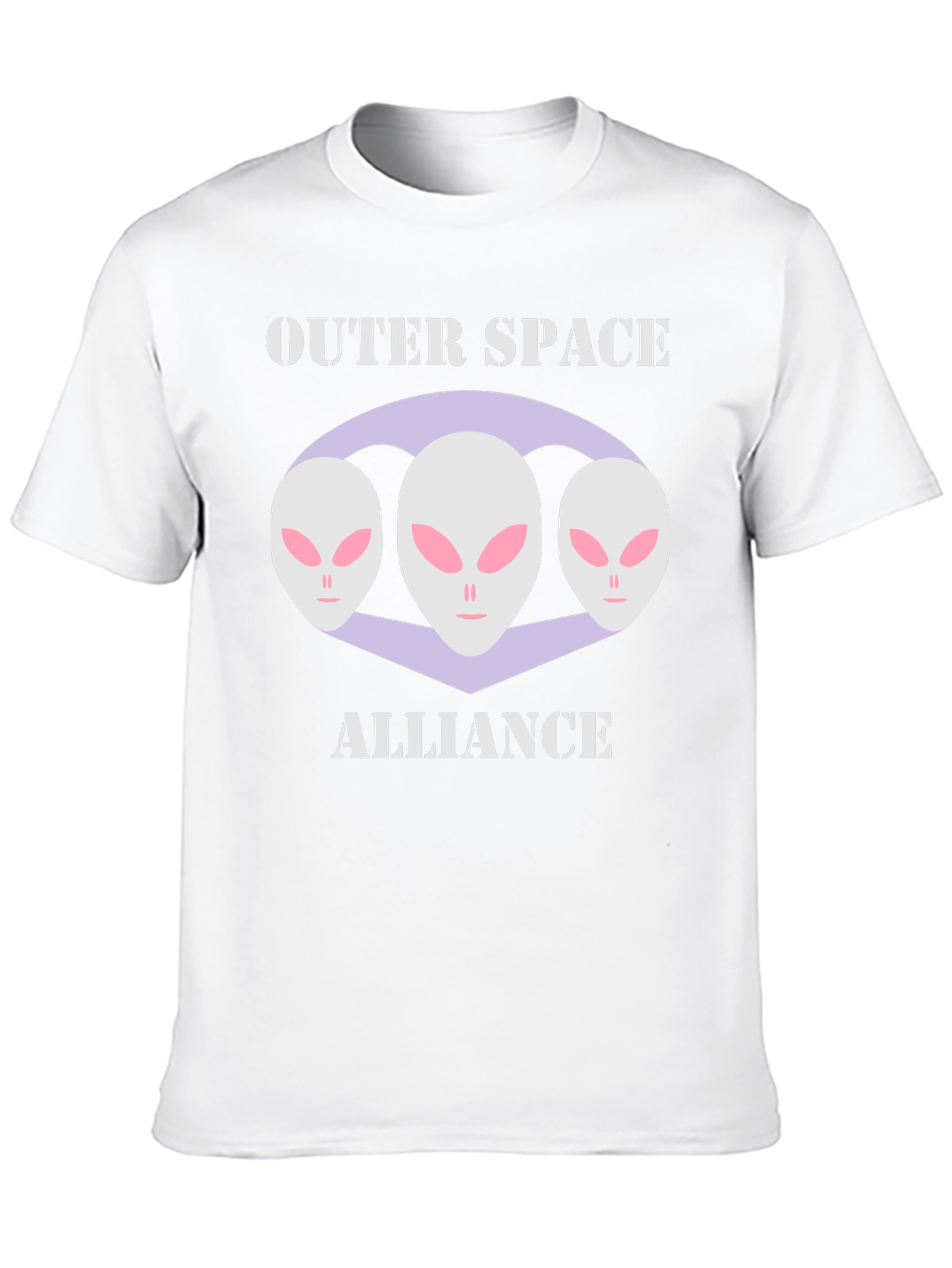 Black Outer Space Alliance Alien Graphic T-Shirt view 10