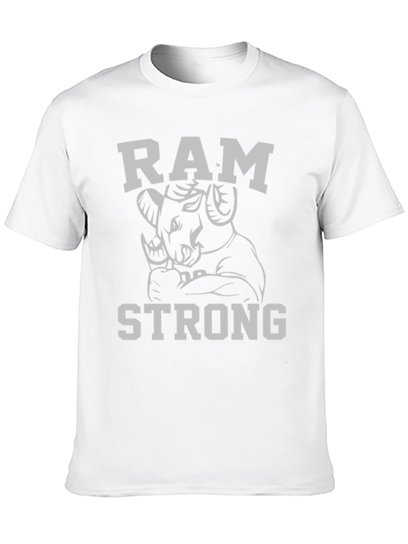 Black Ram Strong Graphic T-Shirt - Black view 10