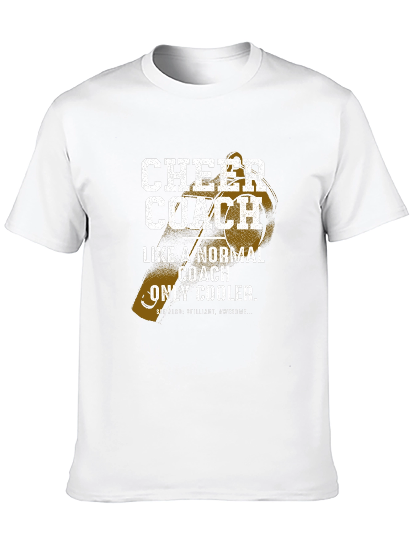 Black Cheer Coach T-Shirt - Like a Normal Coach Only Cooler view 10