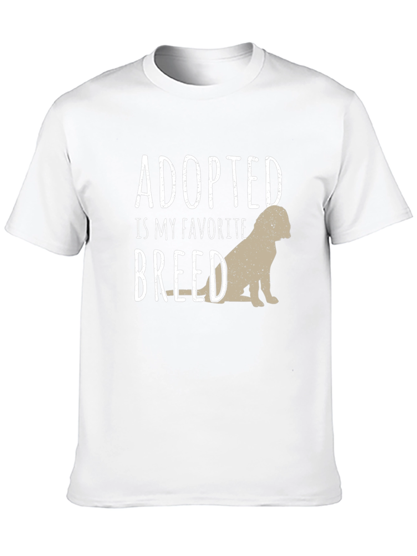 Black Adopted is My Favorite Breed T-Shirt view 10