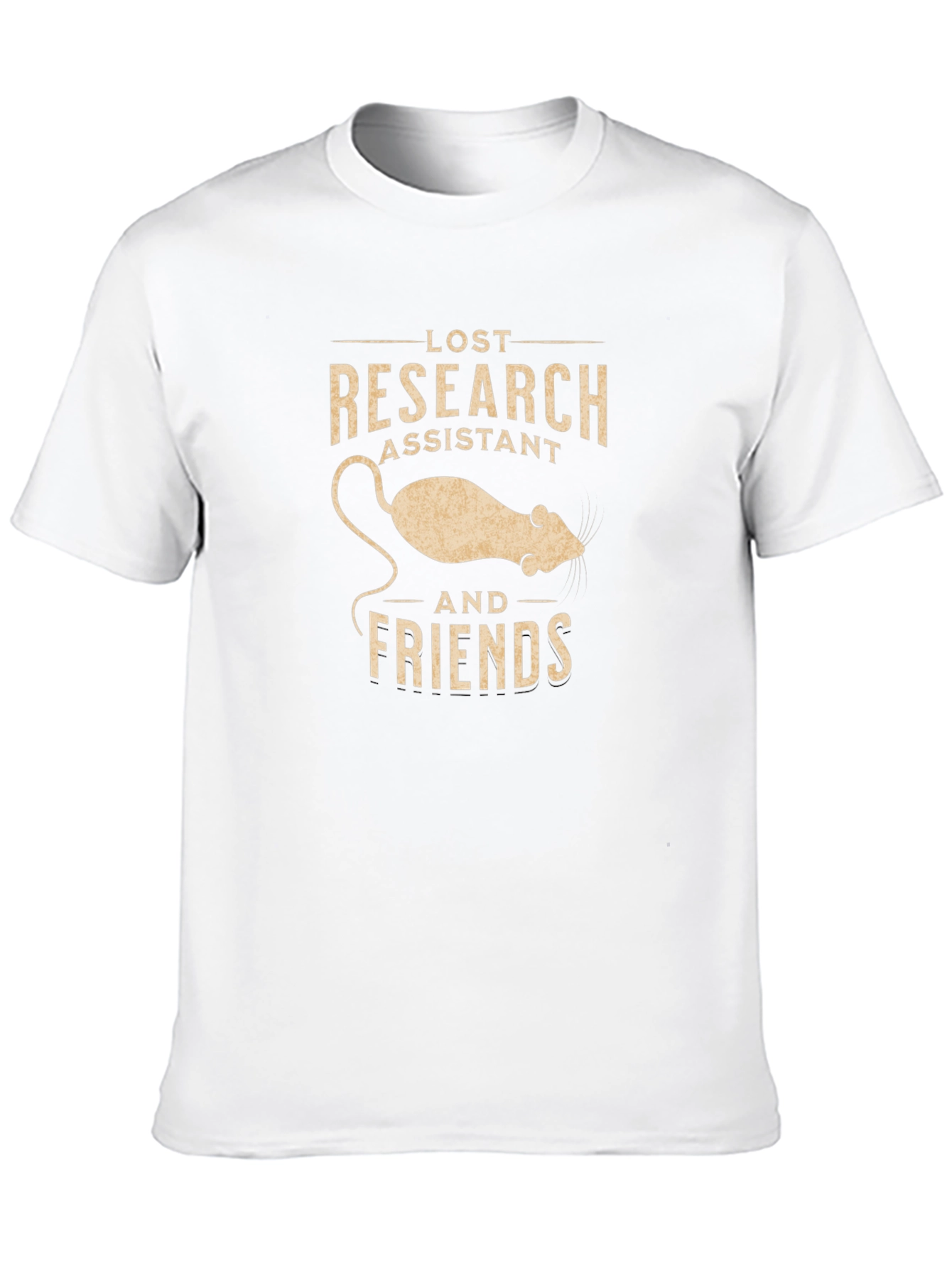 Black Lost Research Assistant T-Shirt view 10