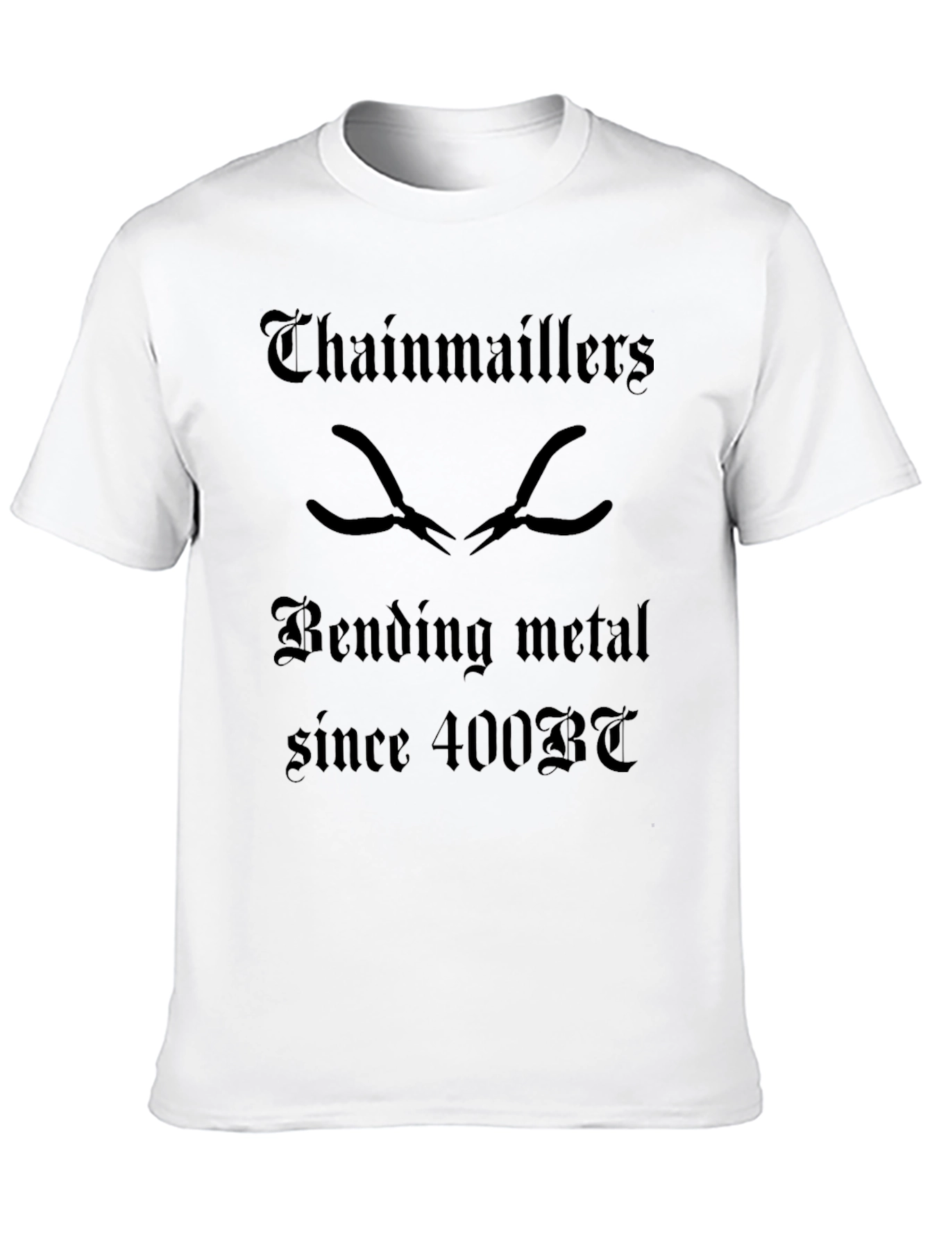Black Chainmaille Bending Metal Since 400BT T-Shirt view 10