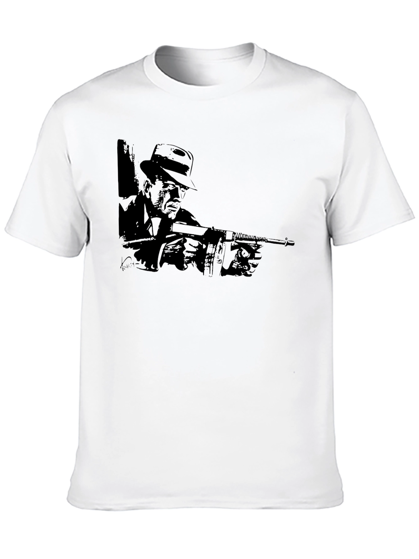 Noir T-Shirt: Classic Gangster Style - 10