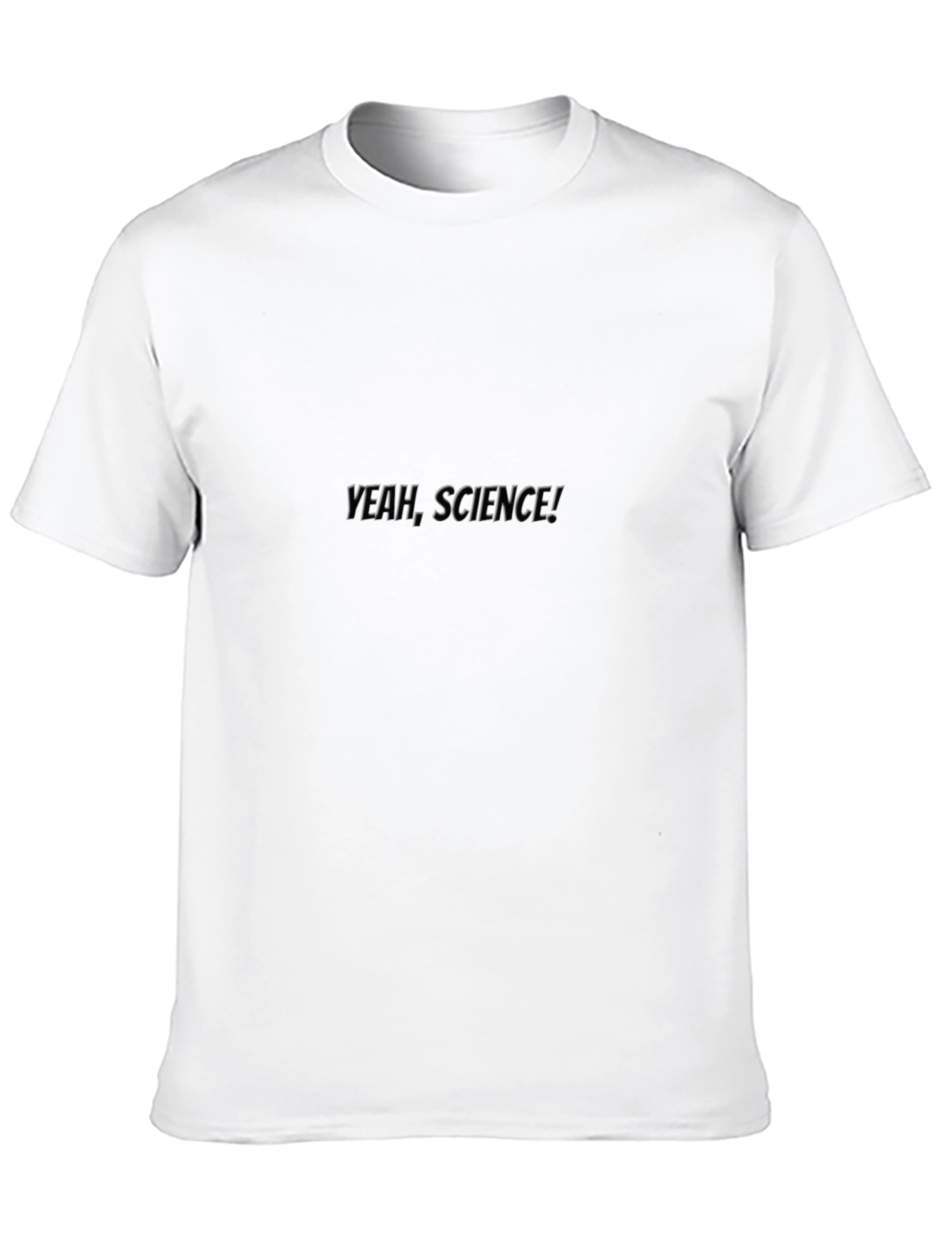 Black Yeah, Science! Black Graphic T-Shirt view 10