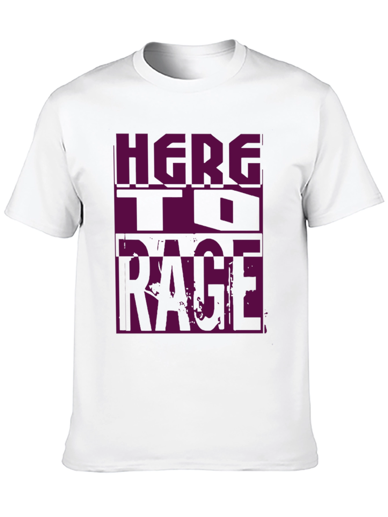 Black Here To Rage Graphic T-Shirt view 10