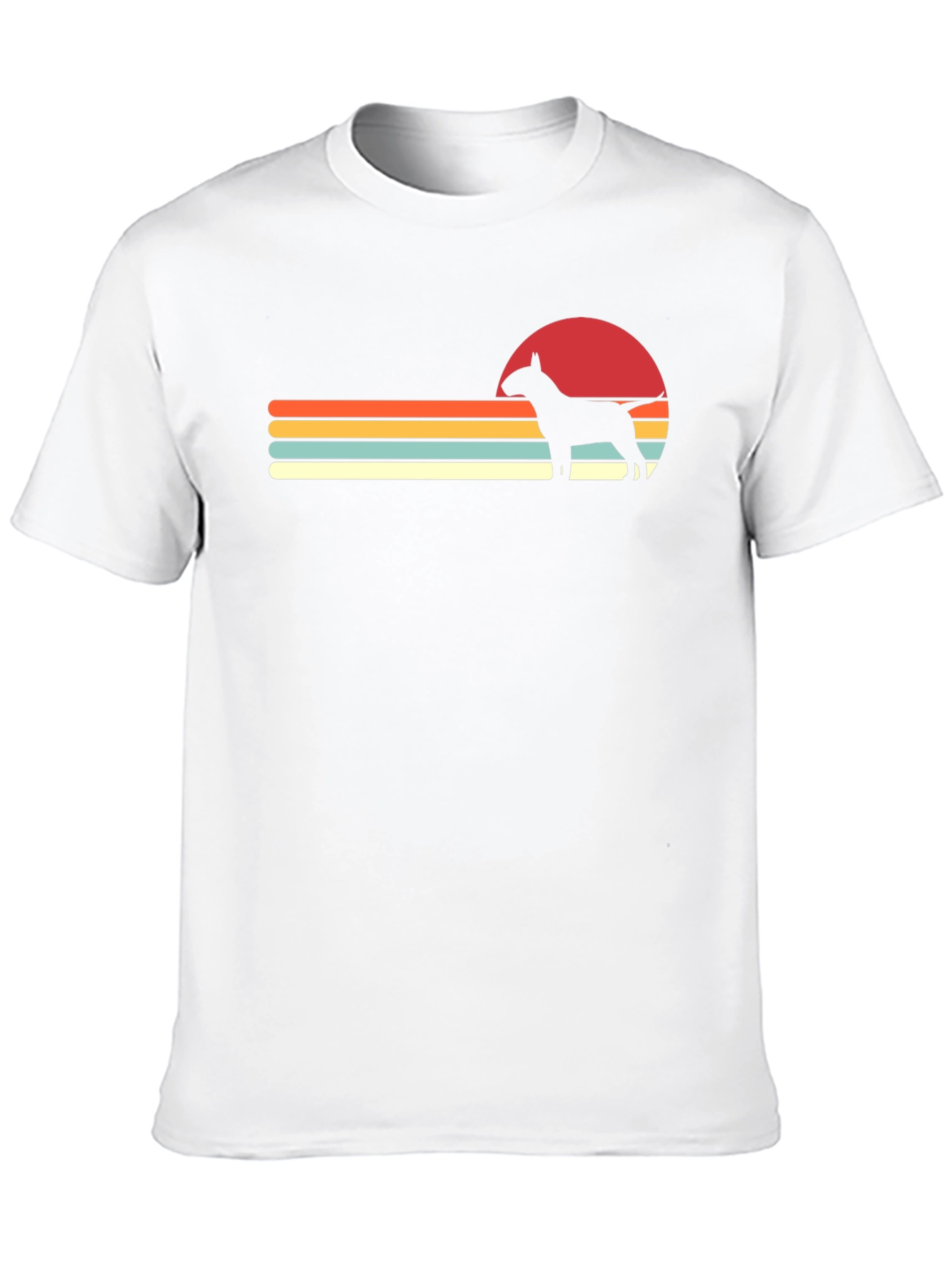 Retro Dog Silhouette T-Shirt - 10