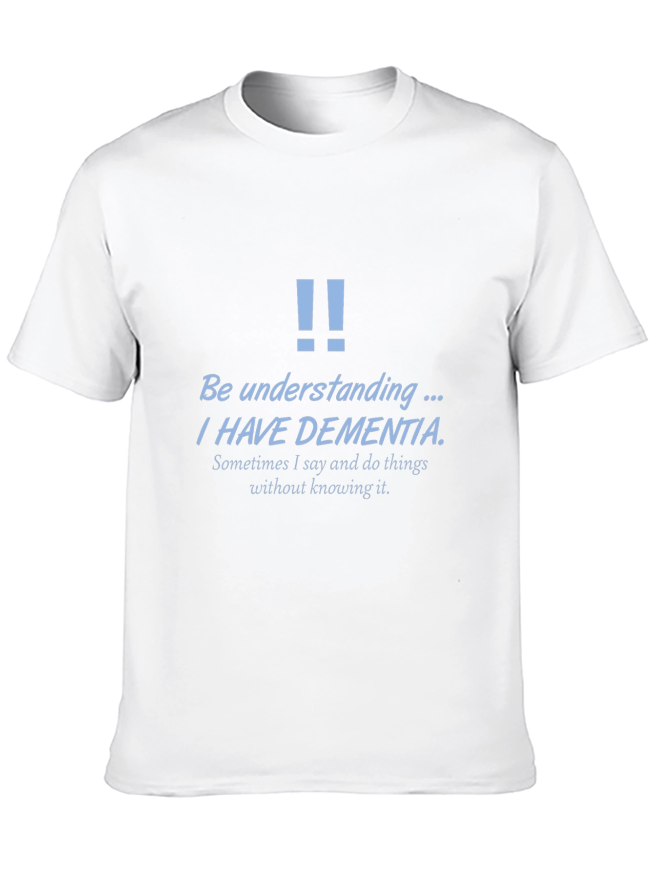 Black Dementia Awareness Graphic Tee - Be Understanding view 10
