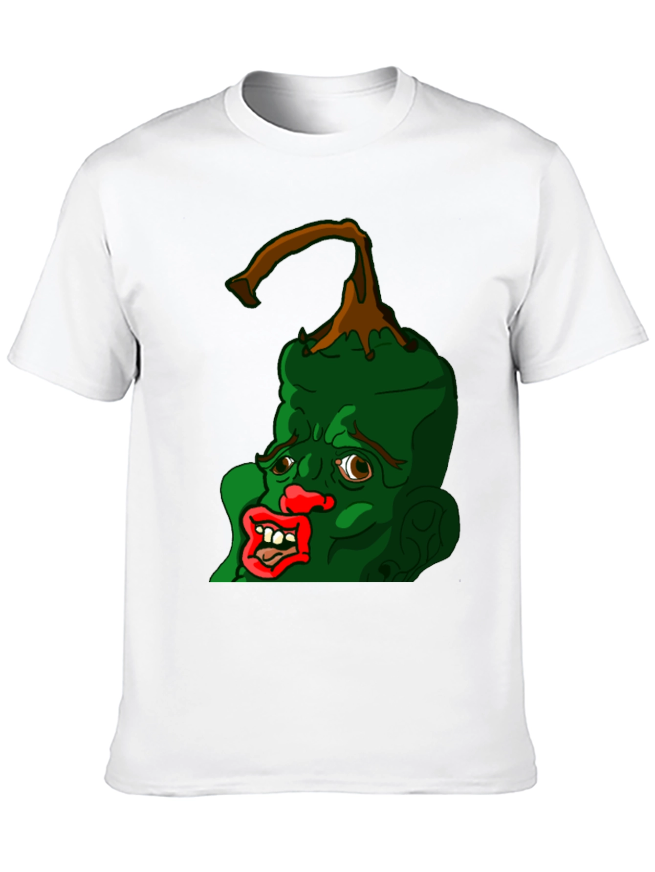 Black Grotesque Pepper Head Black T-Shirt view 10