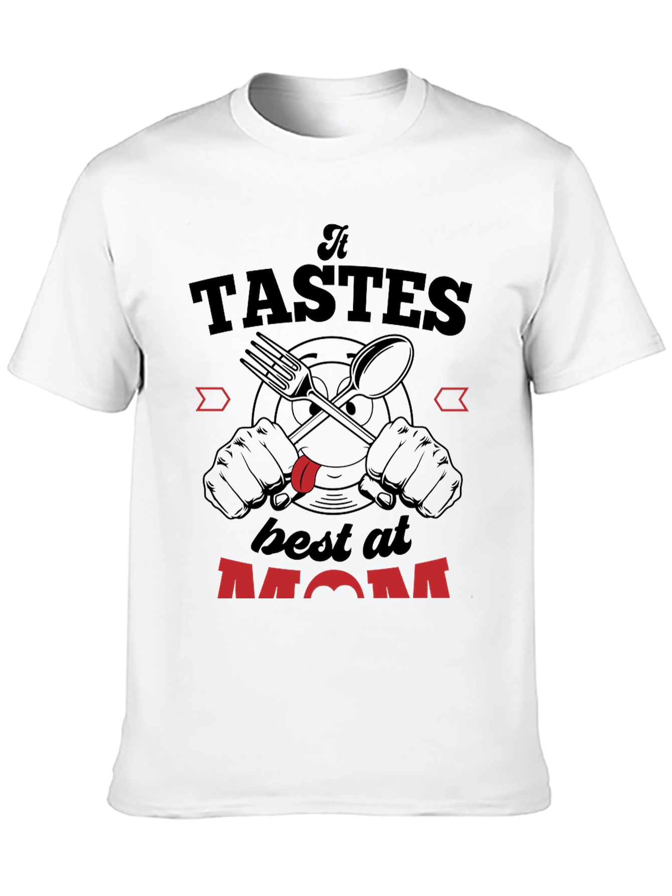 Black Taste Best at Mom Black Graphic Tee view 10