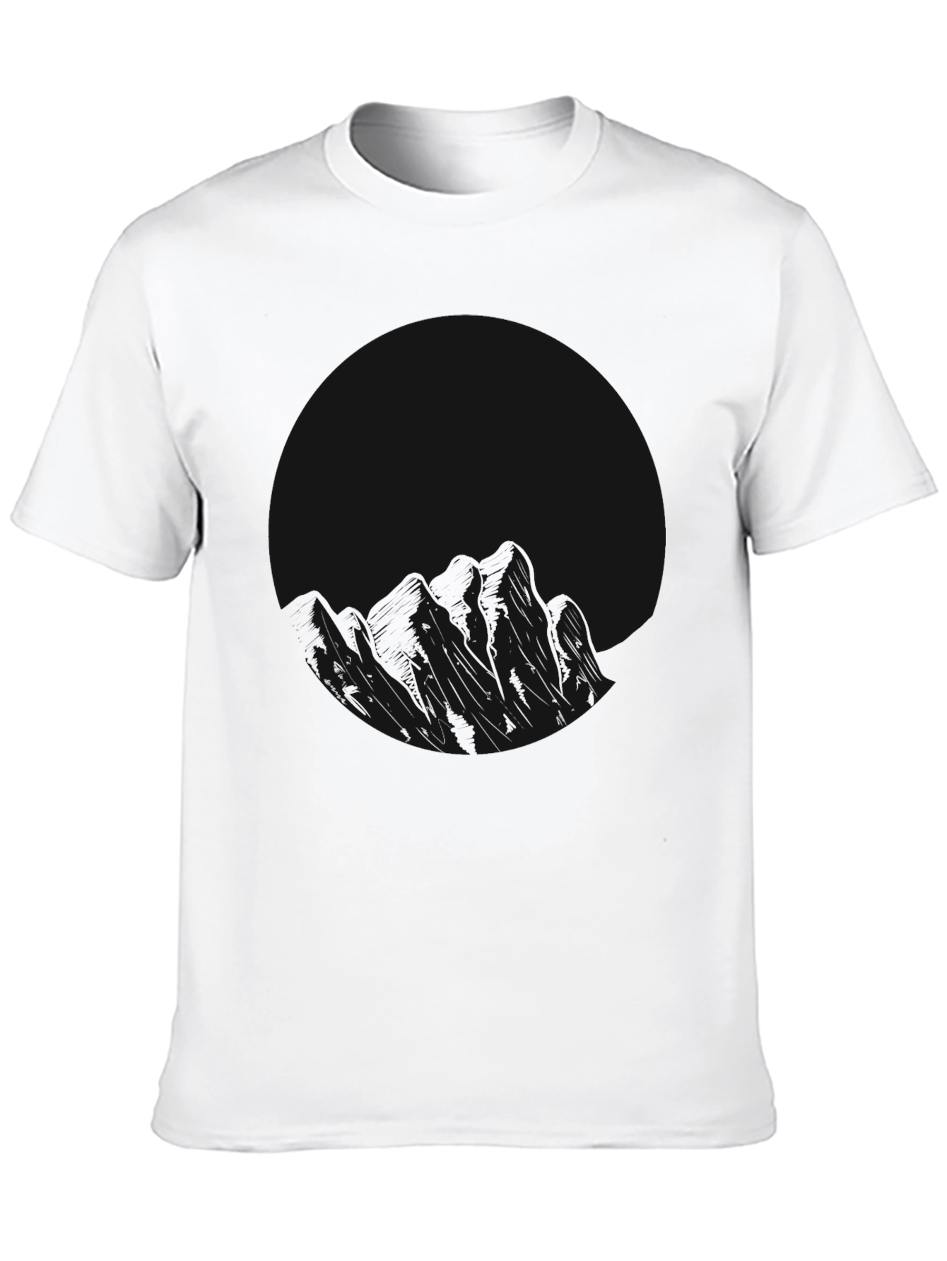 Black Classic Black Crew Neck T-Shirt view 10