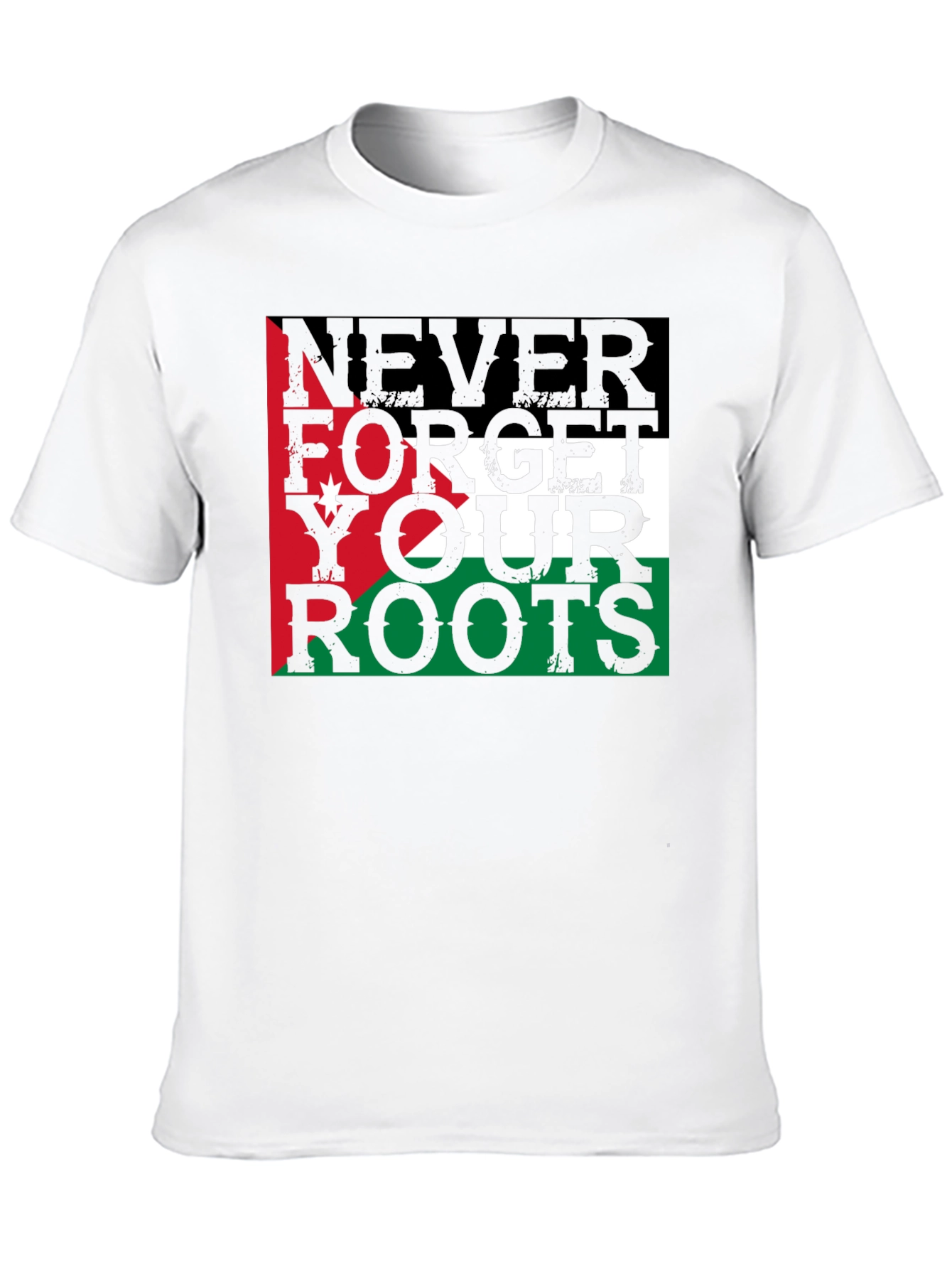Black Jordan Roots T-Shirt - Never Forget view 10