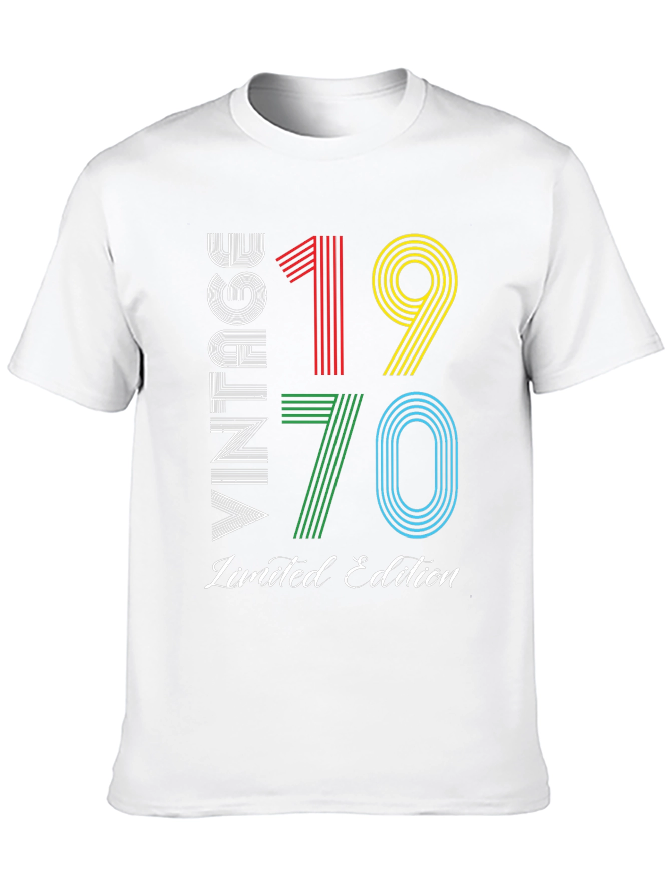 Black Vintage 1970 Limited Edition T-Shirt view 10