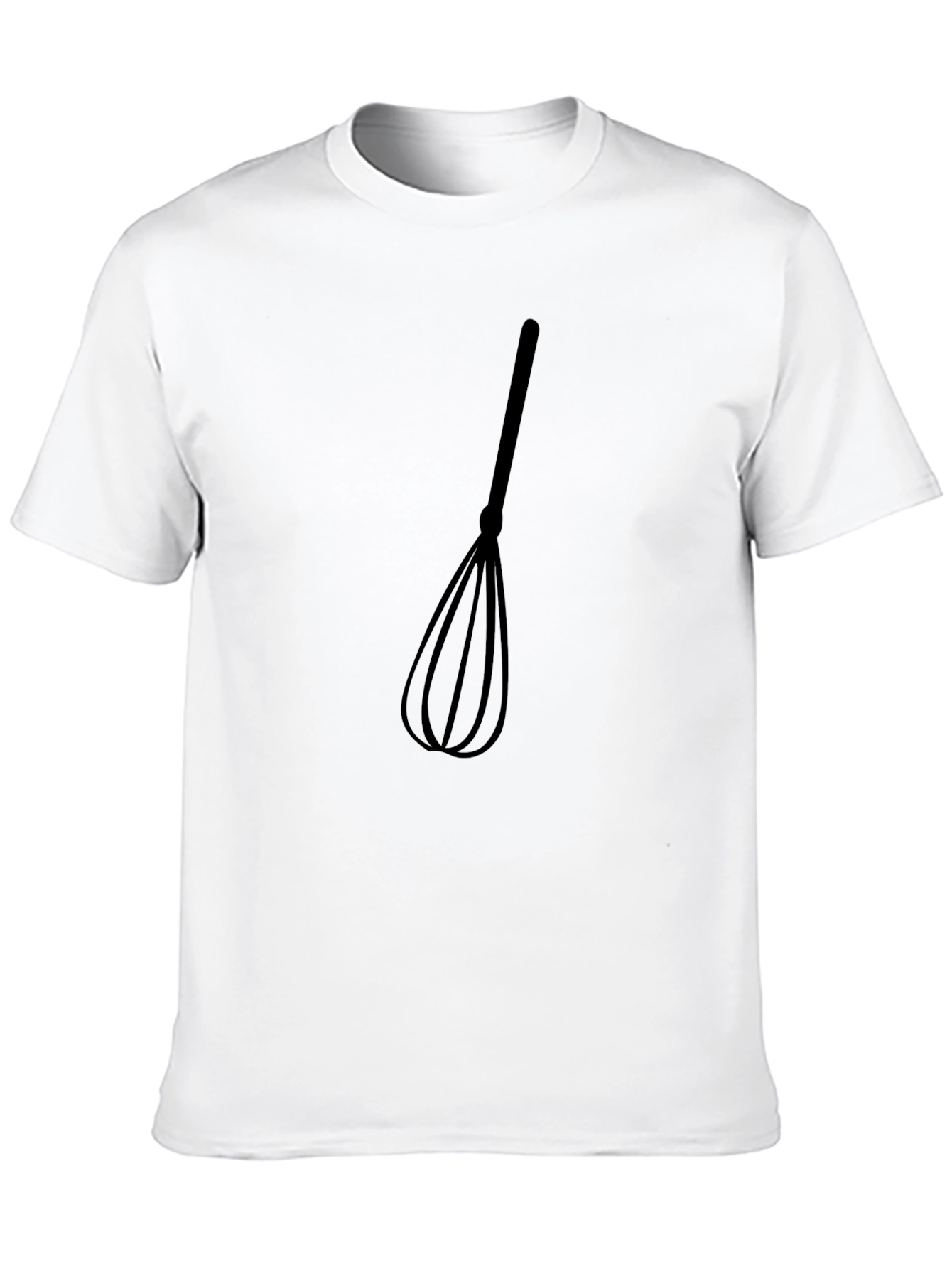 Black Whisk Graphic T-Shirt - Casual Black Tee for Culinary Enthusiasts view 10