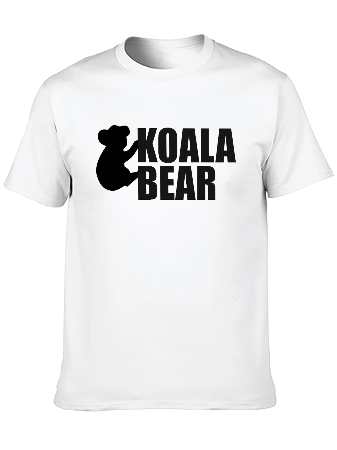 Black Koala Bear Graphic Tee - Soft Cotton Comfort view 10